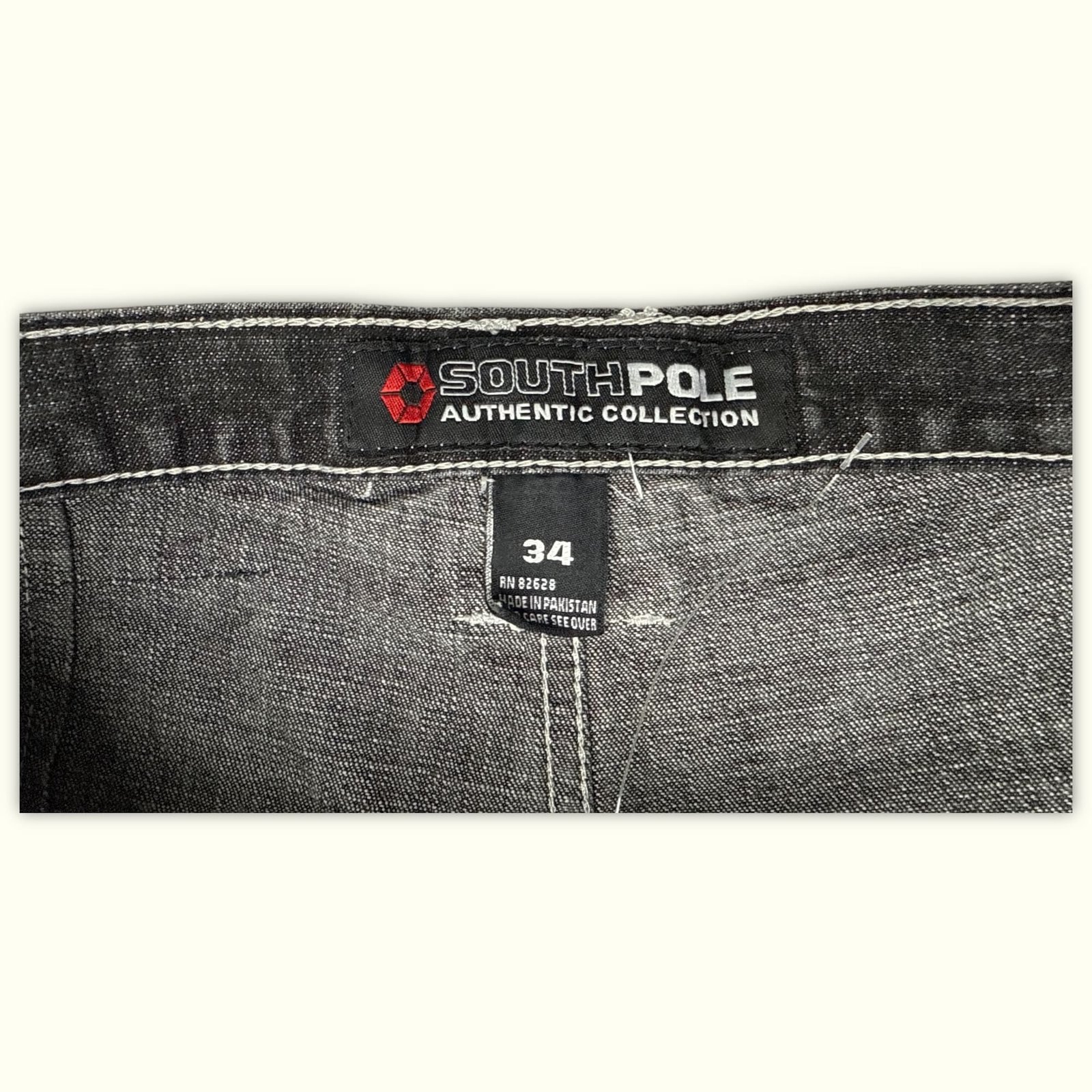 Southpole Jean Baggy Homme 2000s Y2K – W34