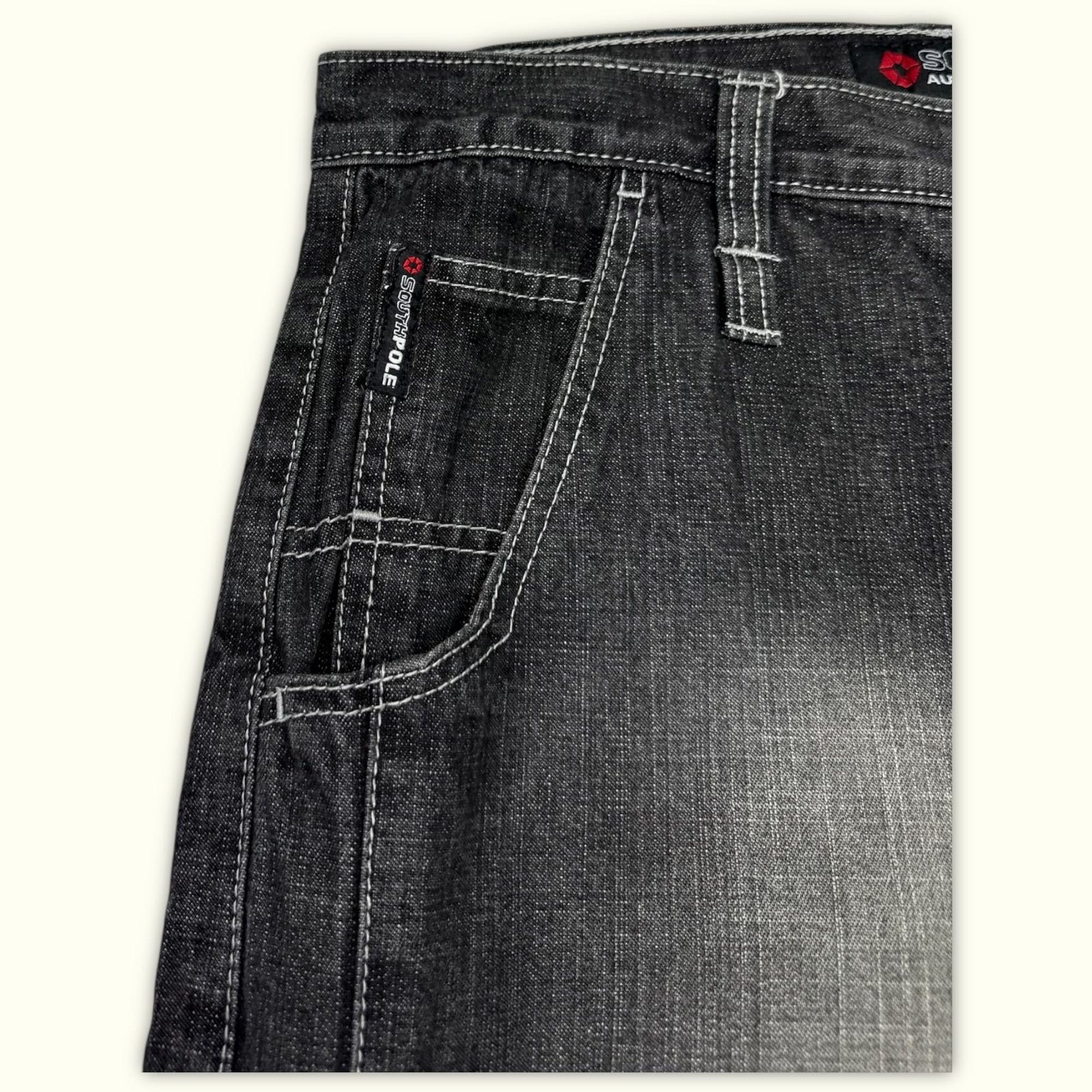Southpole Jean Baggy Homme 2000s Y2K – W34