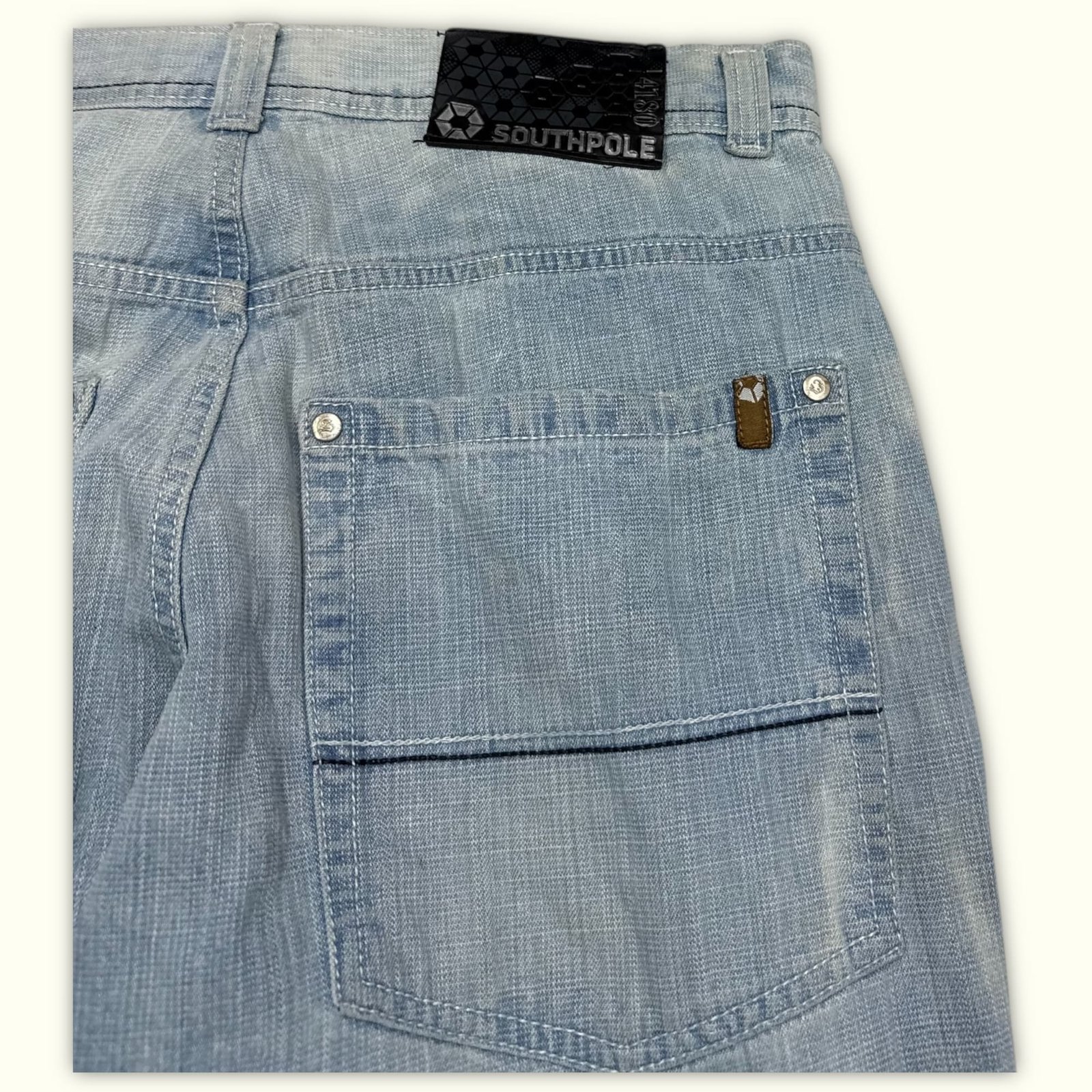 Southpole Jean Baggy Homme 2000s Y2K – W34