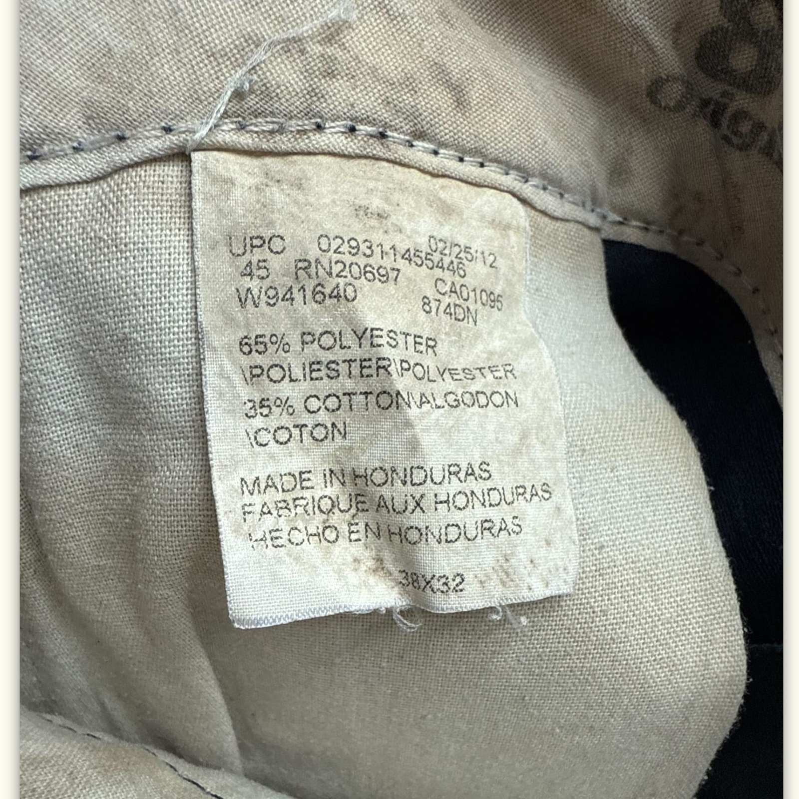 Dickies Chinos Regular Hombre Ropa de trabajo – W38