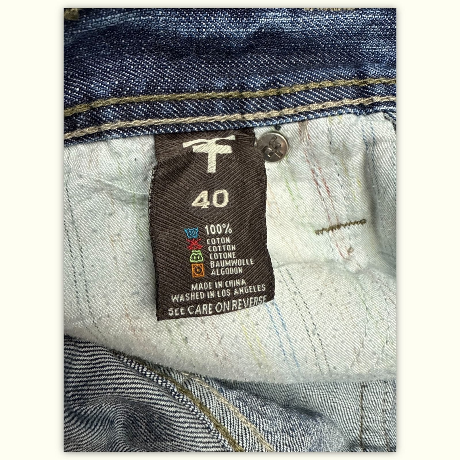 Five Four Jean Regular Homme 2000s Y2K – W40