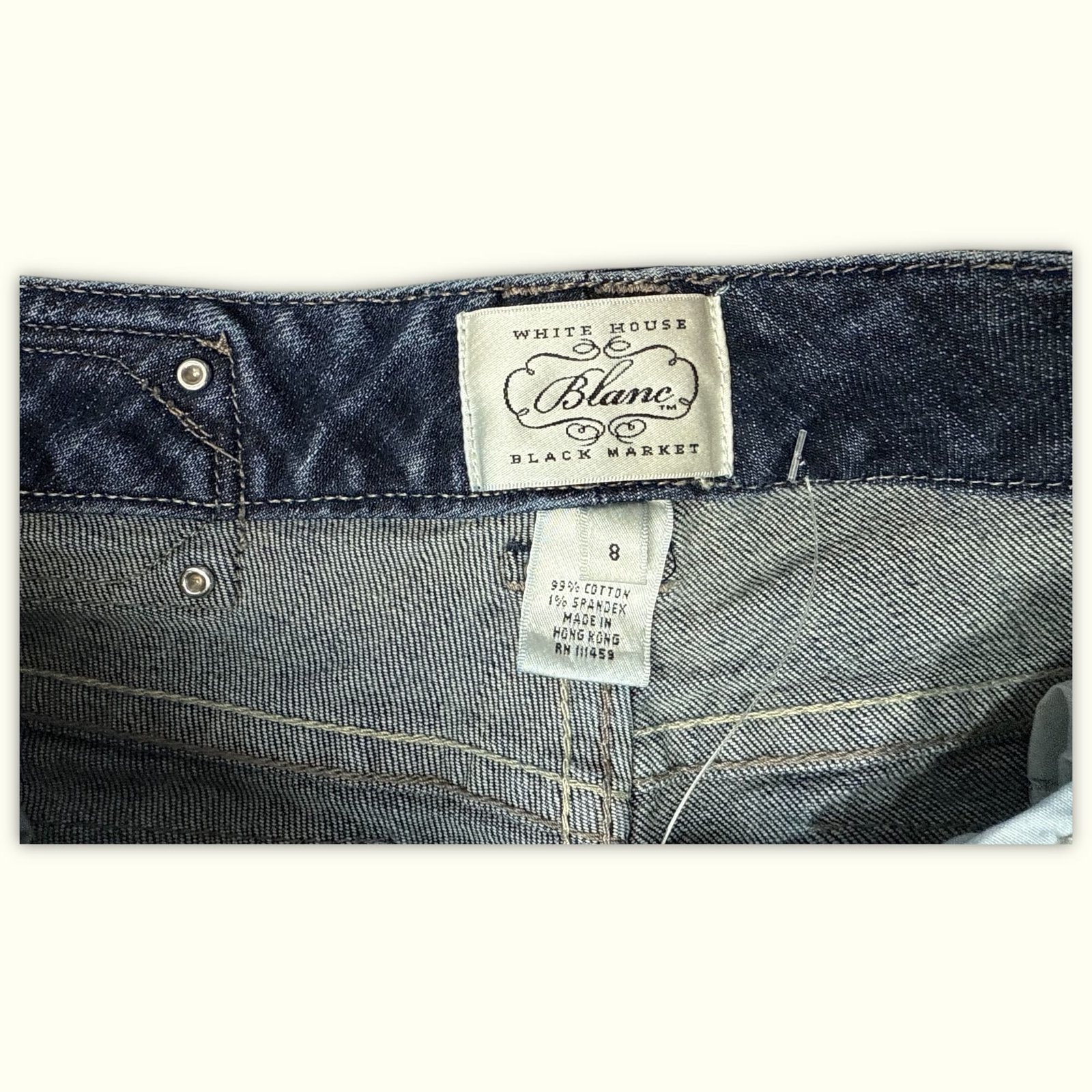 White House Black Market Jean Regular Femme 2000s Y2K – W30