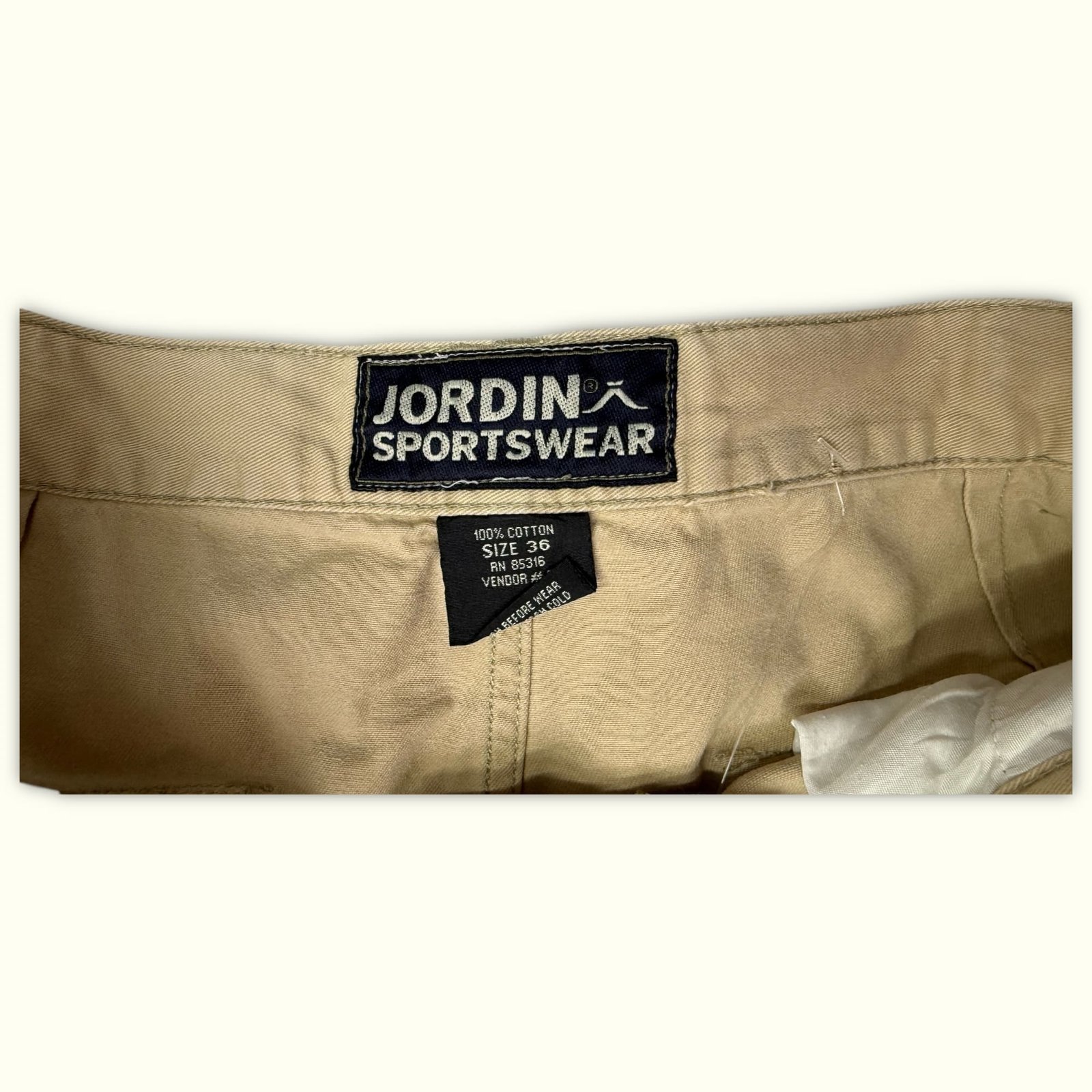 Jordin Sportswear Short Regular Homme Utility – W36