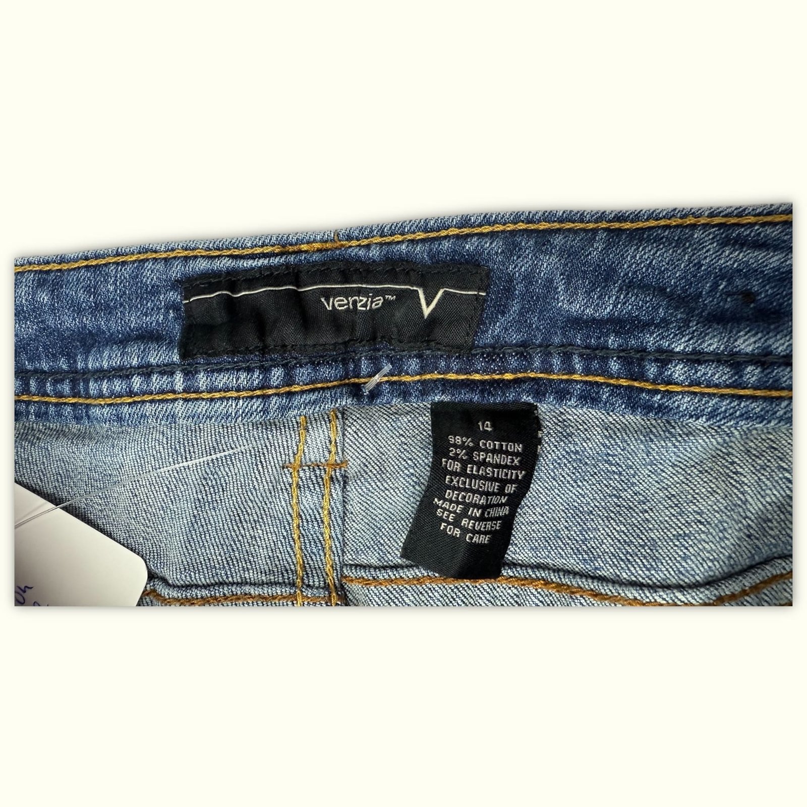 Venzia Jean Évasé Femme 2000s Y2K – W34