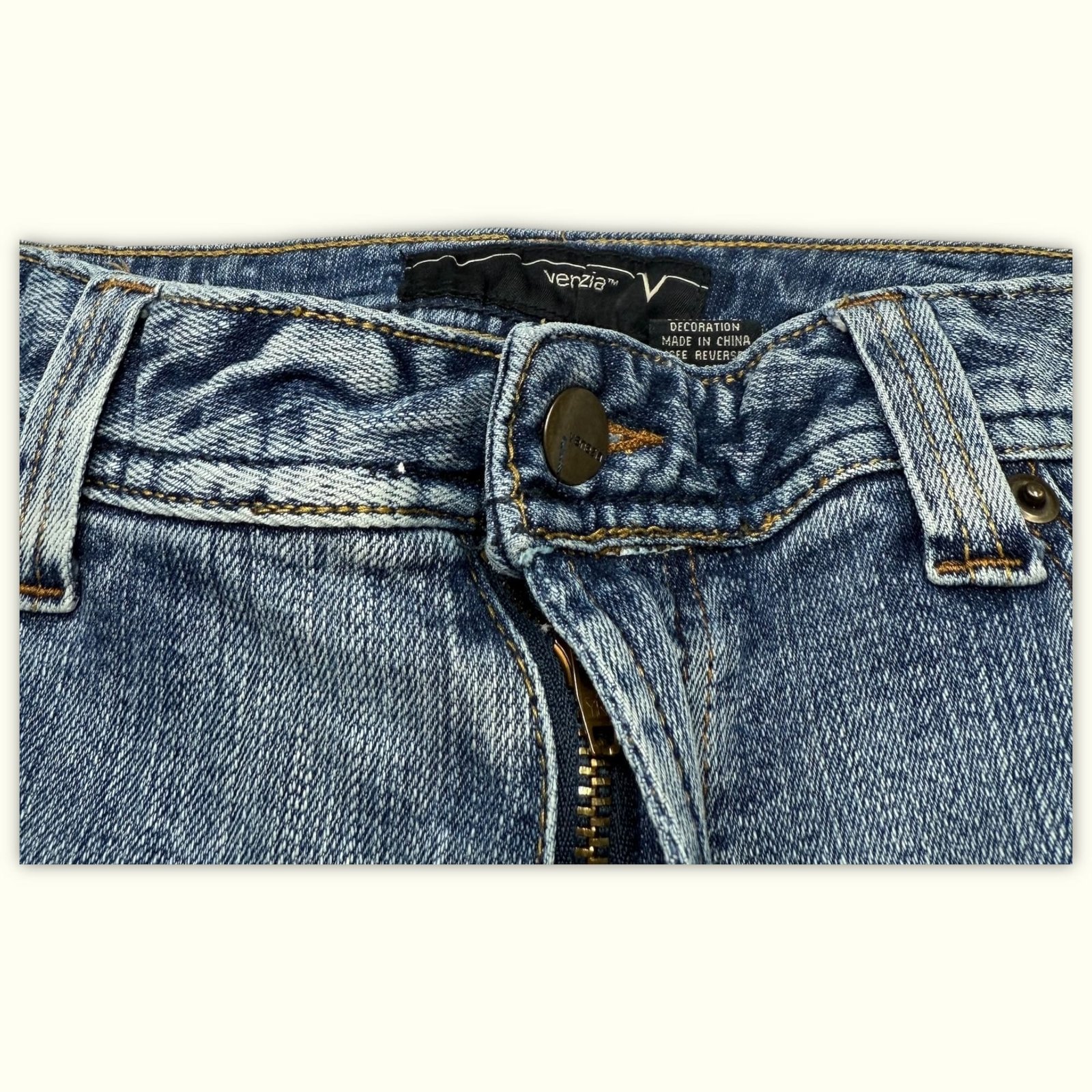 Venzia Jean Évasé Femme 2000s Y2K – W34
