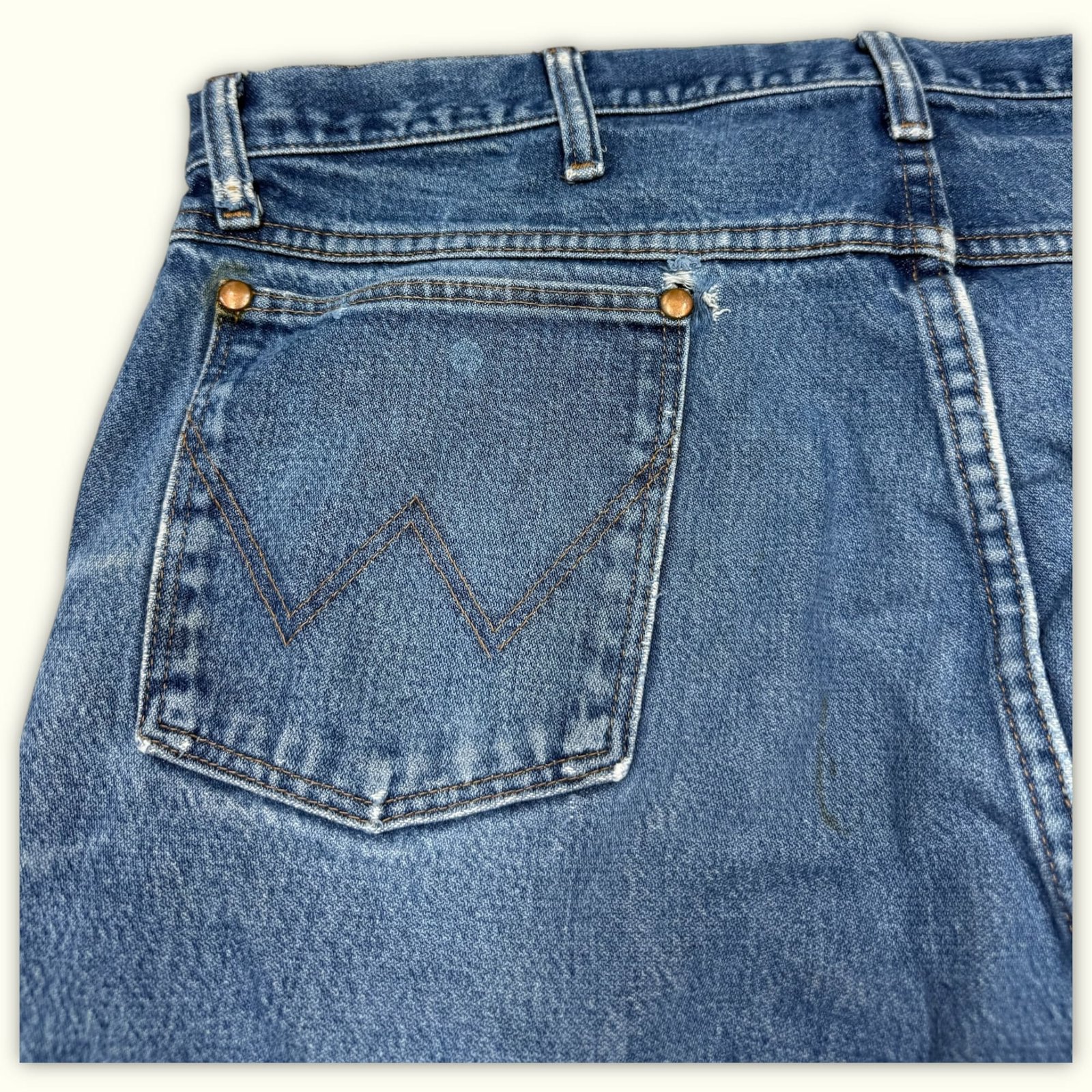 Wrangler Jean Regular Homme 1990s Western – W40