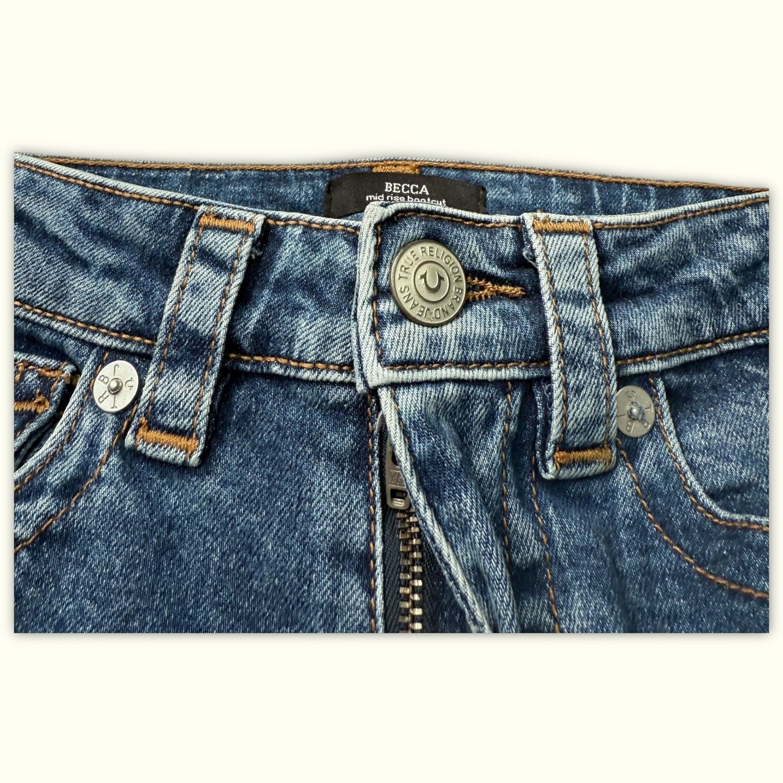 True Religion Jean Bootcut Femme 2010s Y2K – W24