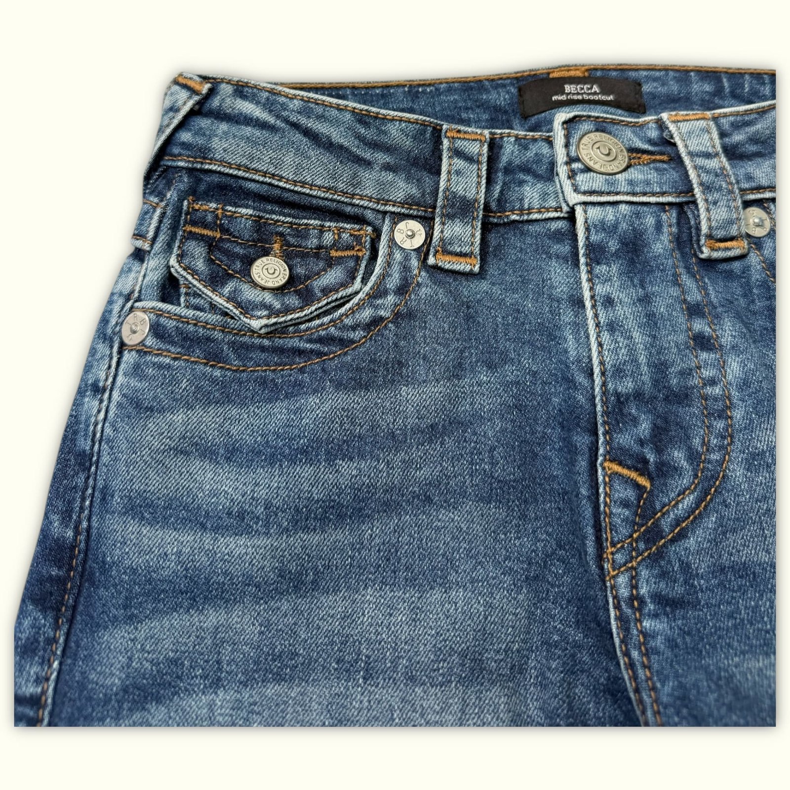 True Religion Jean Bootcut Femme 2010s Y2K – W24