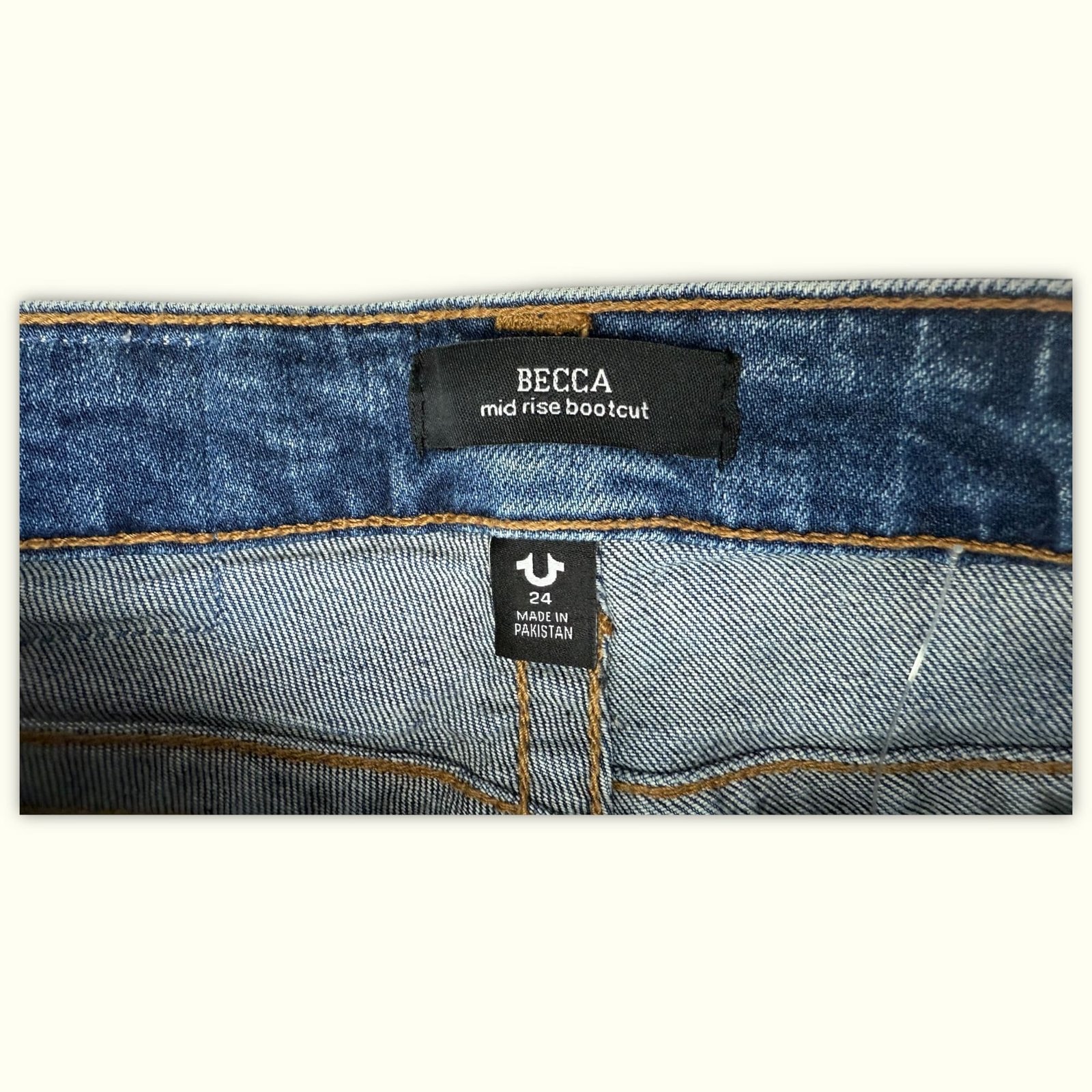 True Religion Jean Bootcut Femme 2010s Y2K – W24