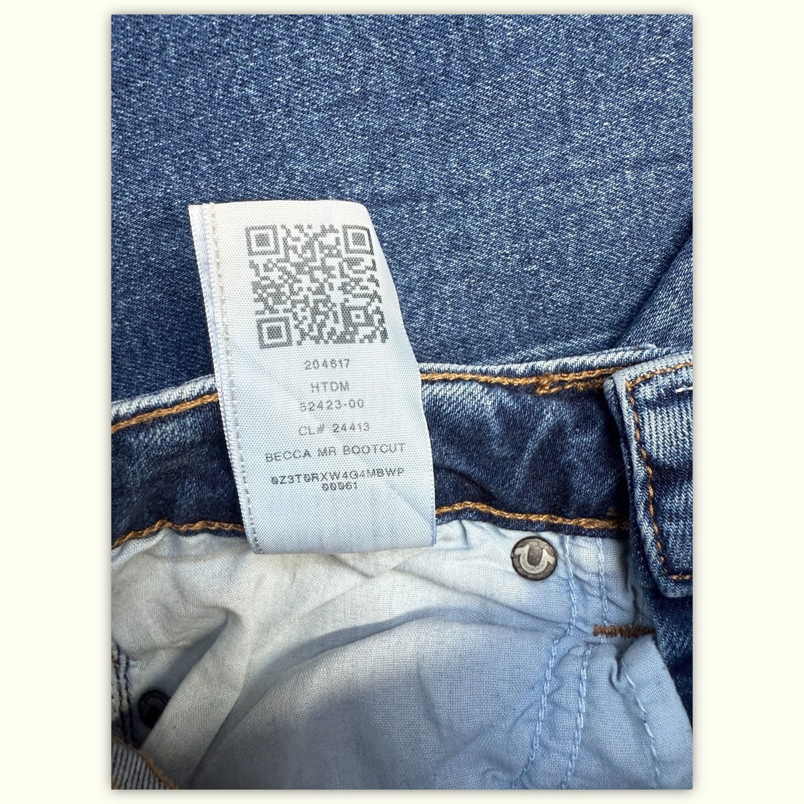 True Religion Jean Bootcut Femme Y2K – W26