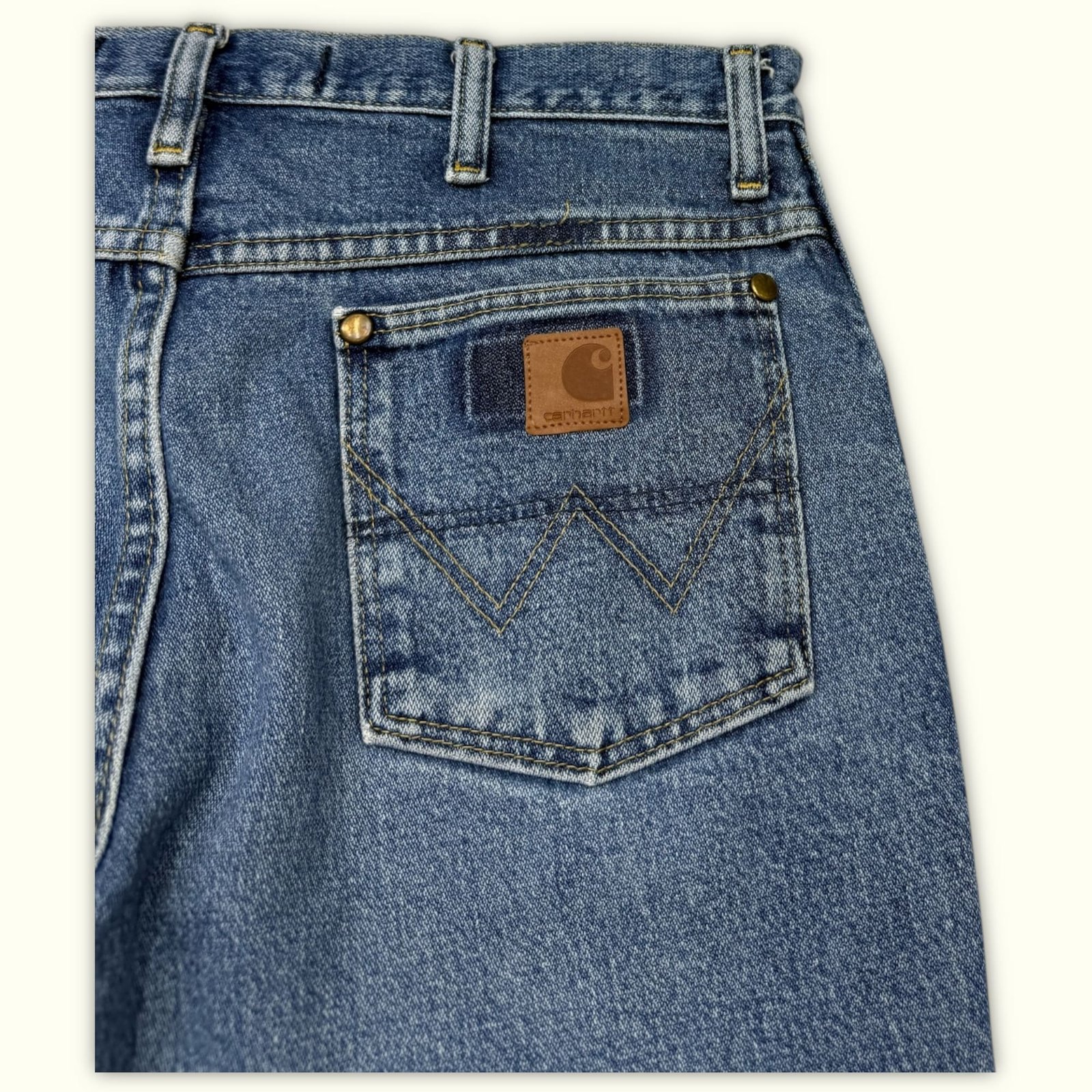 Carhartt Jeans Relaxed Uomo 2010s Abbigliamento da lavoro – W32