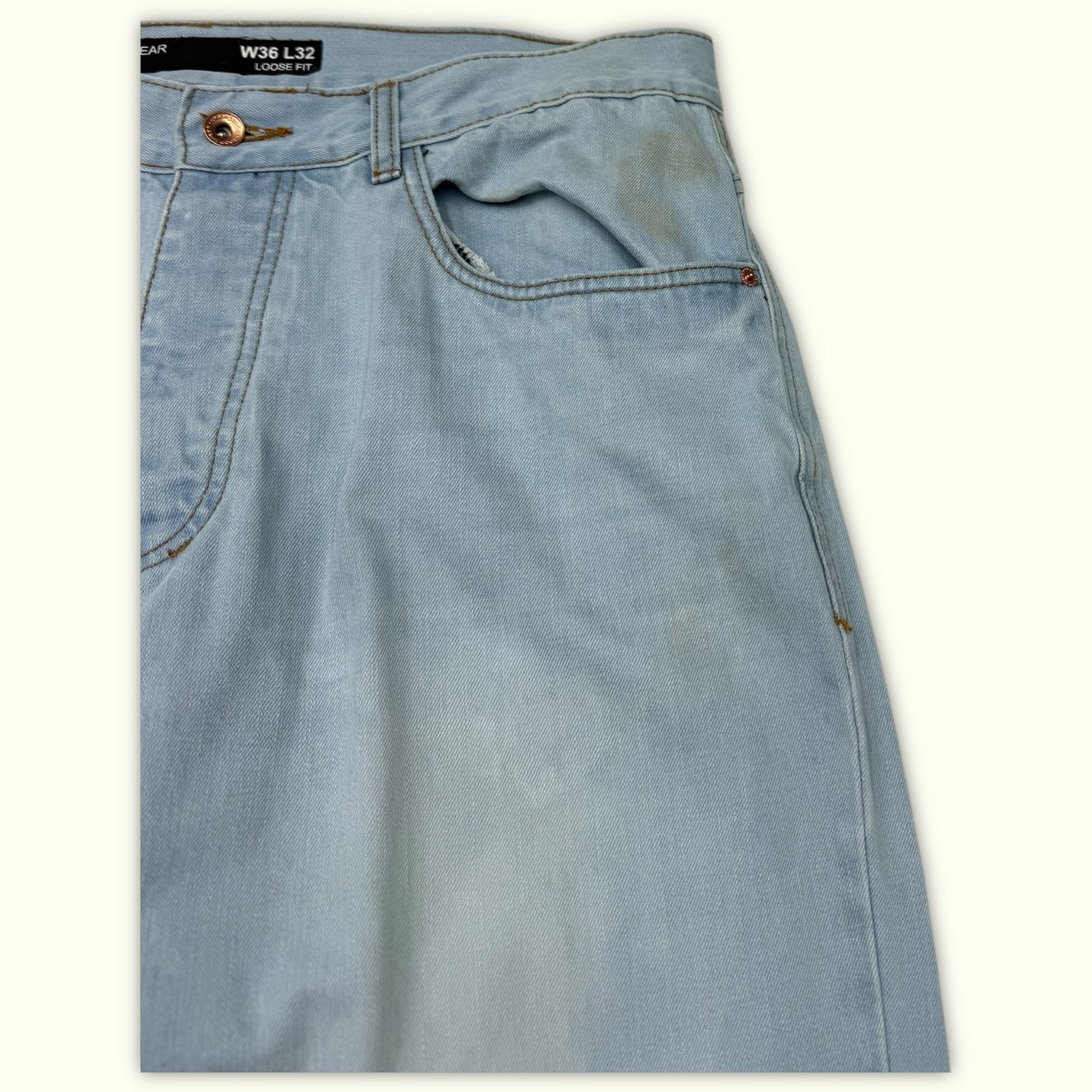 Rocawear Jean Large Homme 2000s Y2K – W36