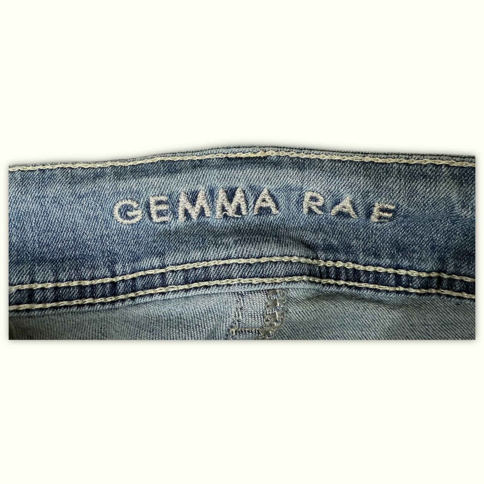 Gemma Rae Jean Évasé Femme 2000s Y2K – W34