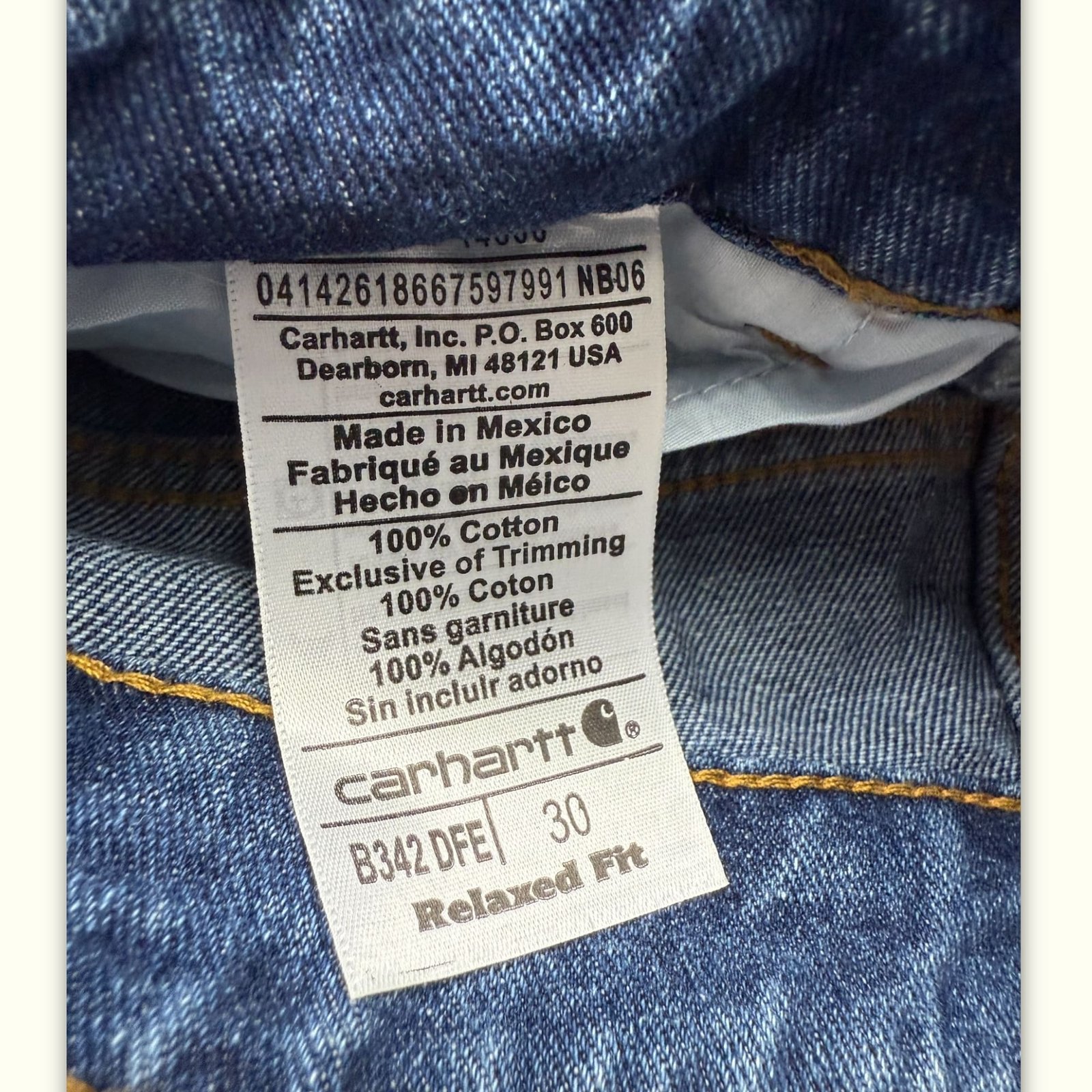 Carhartt Jeans Weit Herren 2000s Workwear – W30