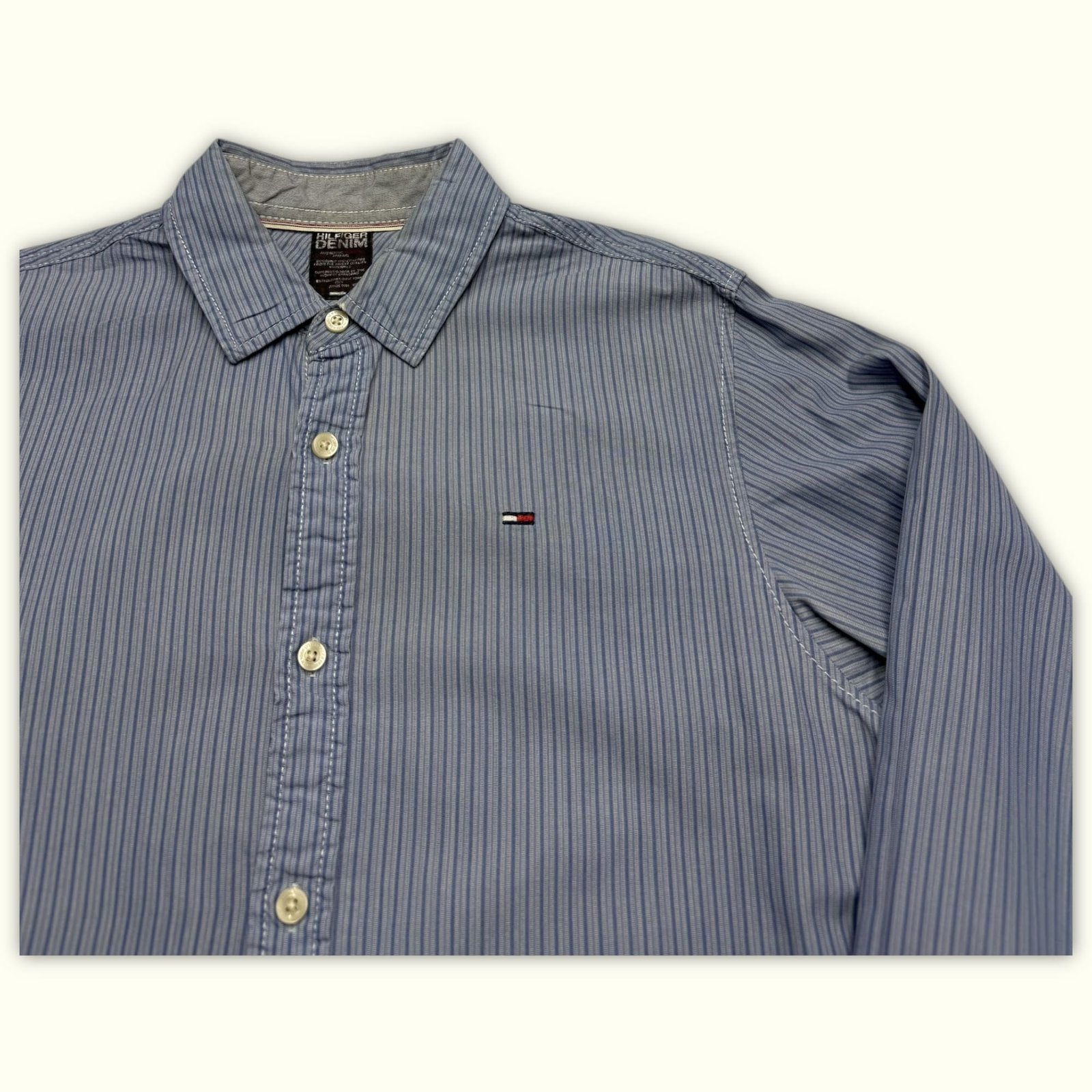 Hilfiger Denim Chemise Regular Homme 2010s Preppy – S