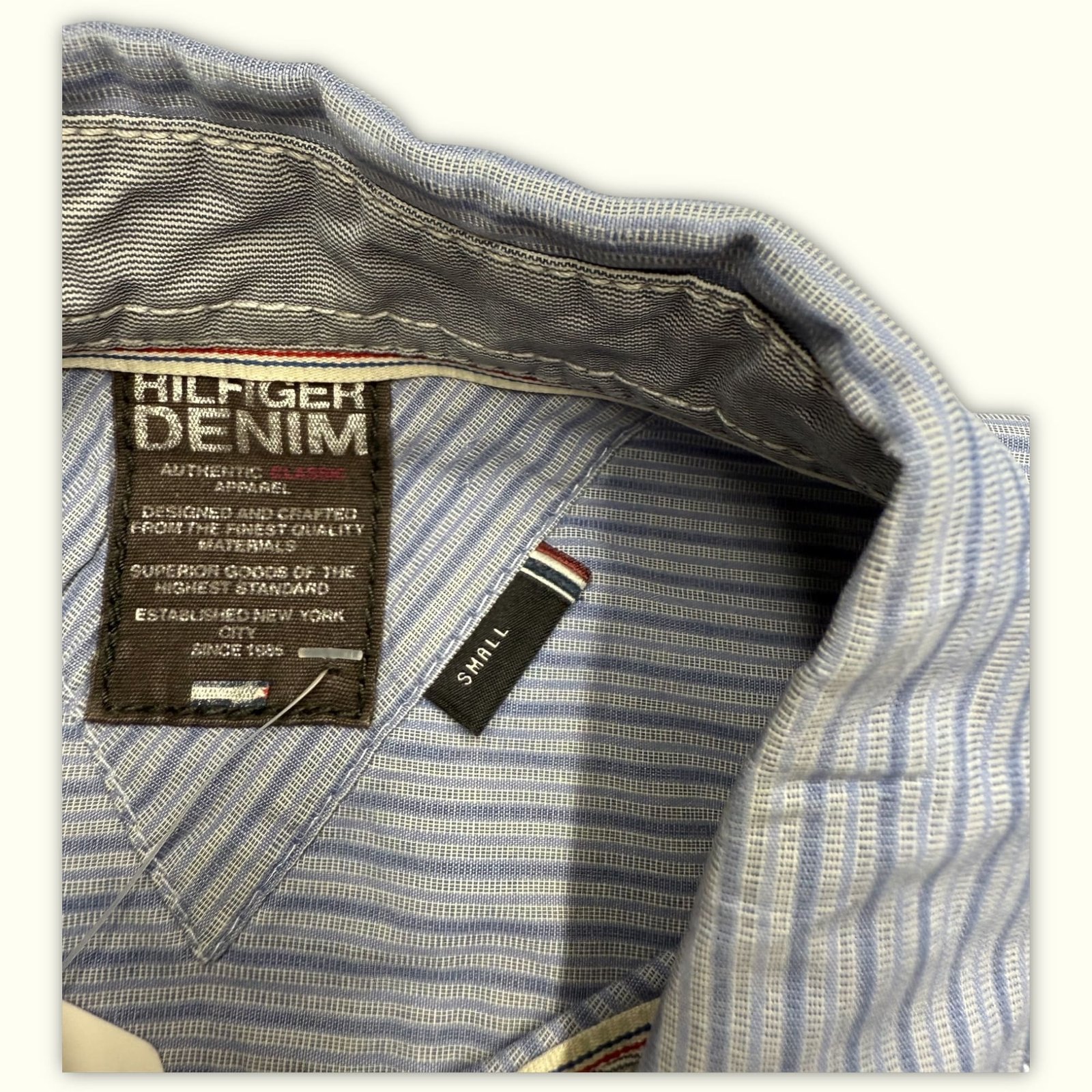Hilfiger Denim Chemise Regular Homme 2010s Preppy – S