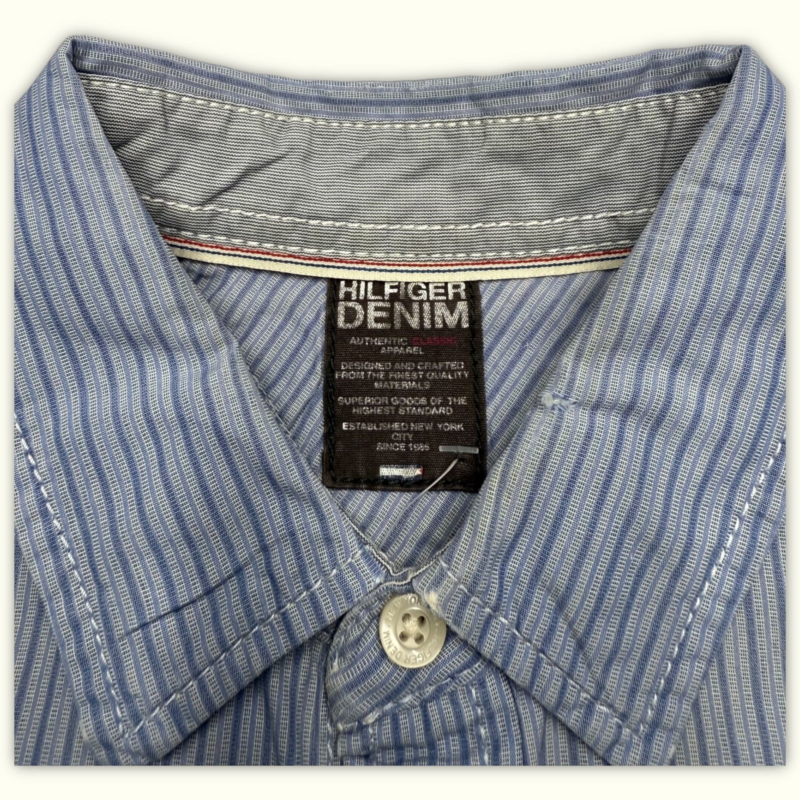 Hilfiger Denim Chemise Regular Homme 2010s Preppy – S