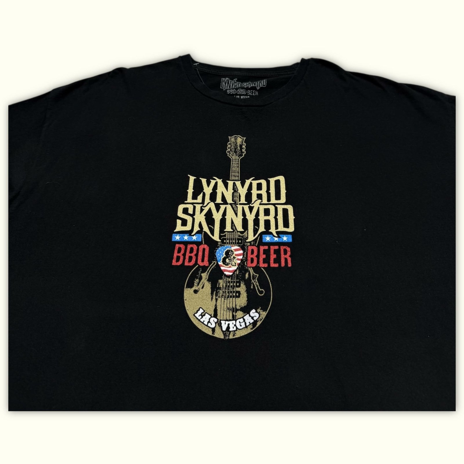 Lynyrd Skynyrd Bbq & Beer T-shirt Oversized Mężczyźni 2010s Rockabilly – XXL