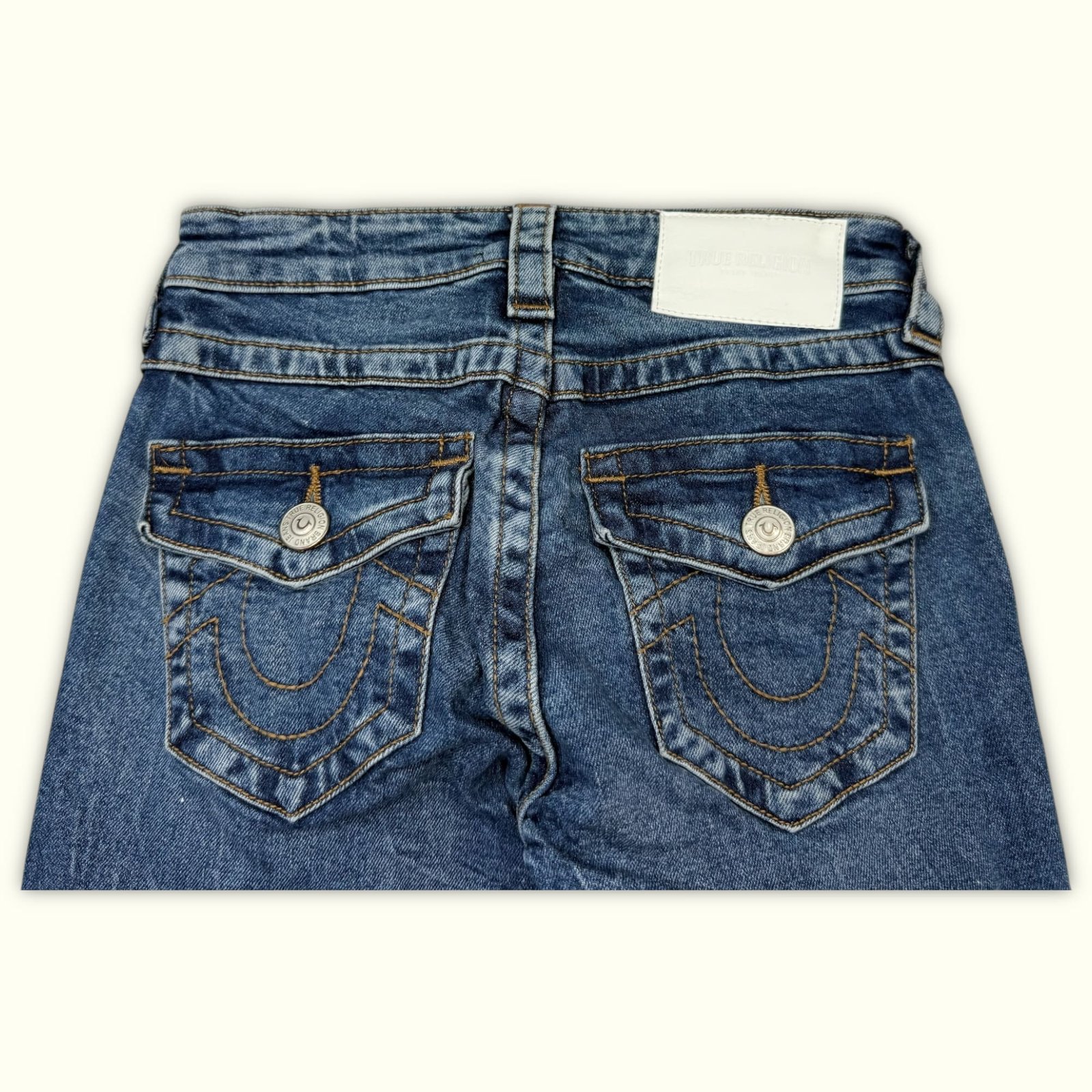 True Religion Jean Bootcut Femme 2000s Y2K – W24