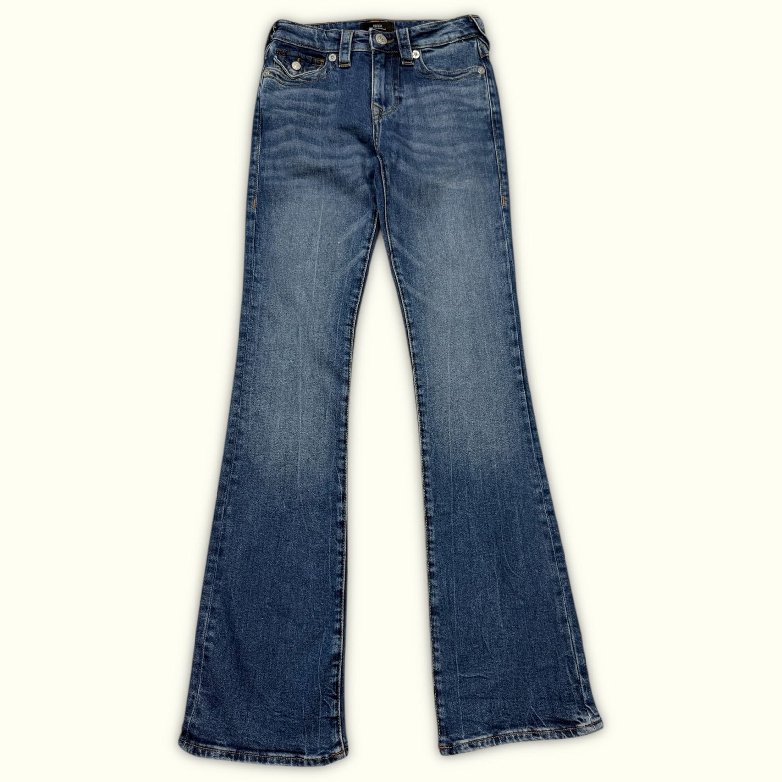 True Religion Jean Bootcut Femme 2000s Y2K – W25