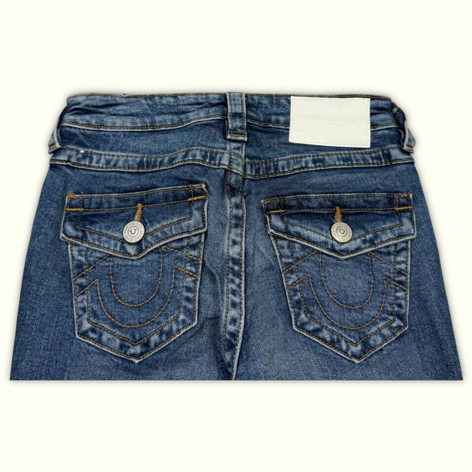 True Religion Jean Bootcut Femme 2000s Y2K – W25