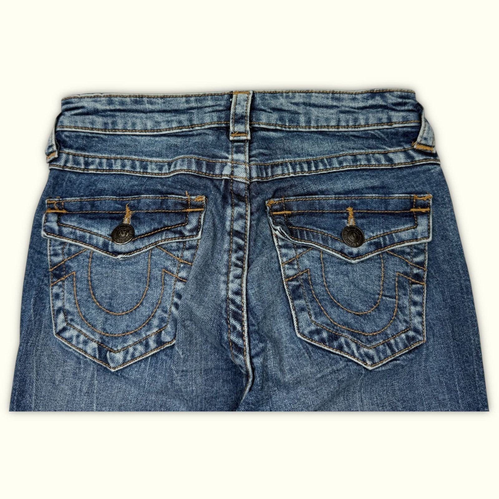 True Religion Jean Évasé Femme 2000s Y2K – W27