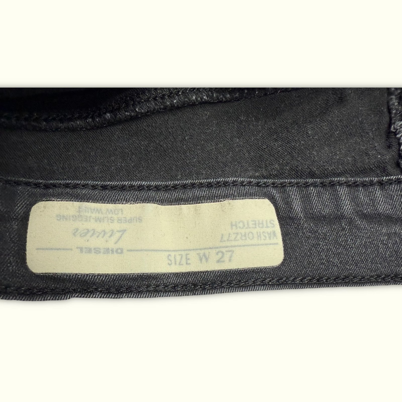 Diesel Jean Skinny Femme Indie sleaze – W27