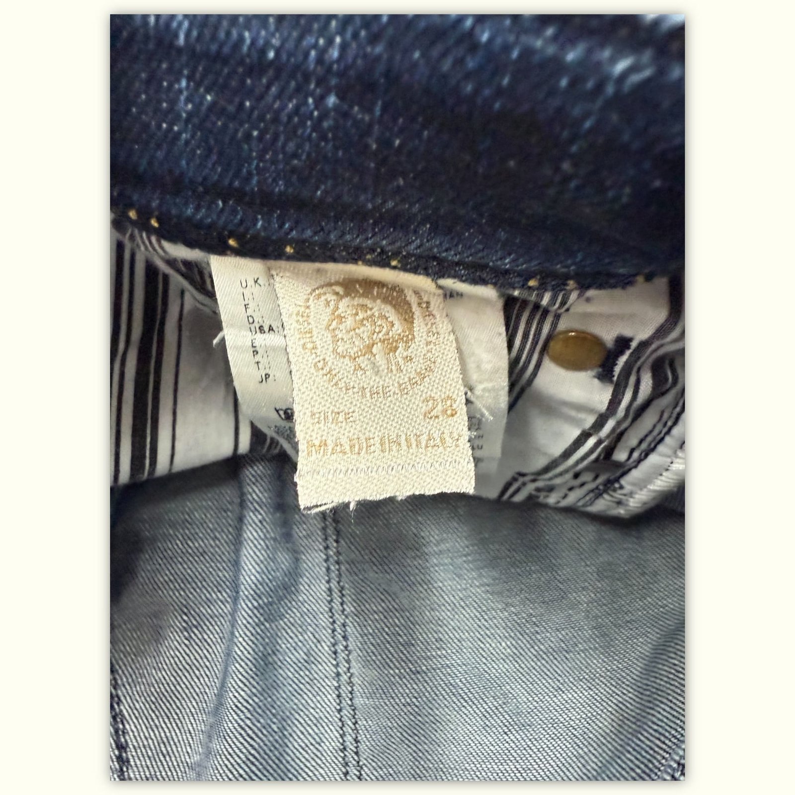 Diesel Jean Regular Femme 2000s Y2K – W28