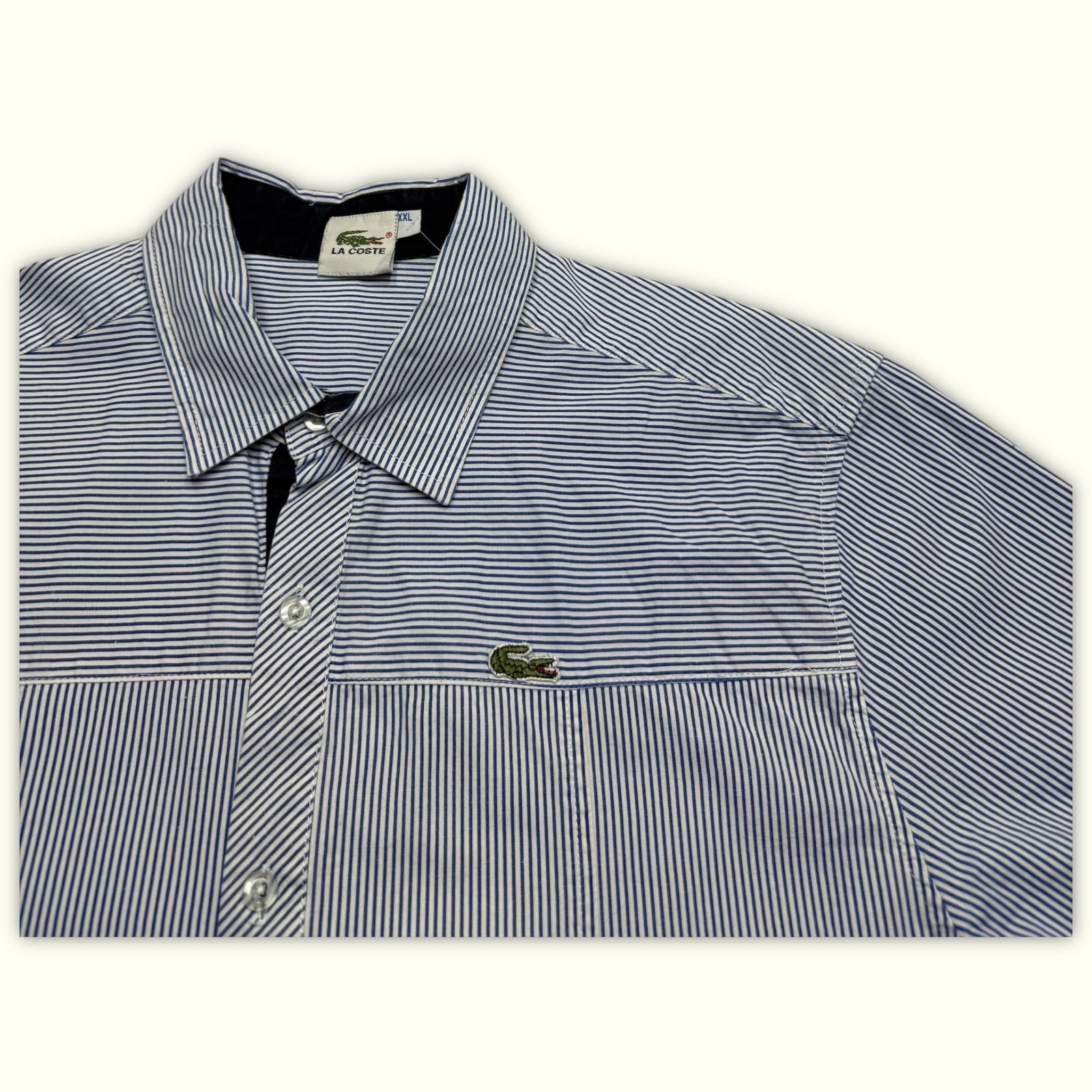 Lacoste Chemise Regular Homme Preppy – XXL