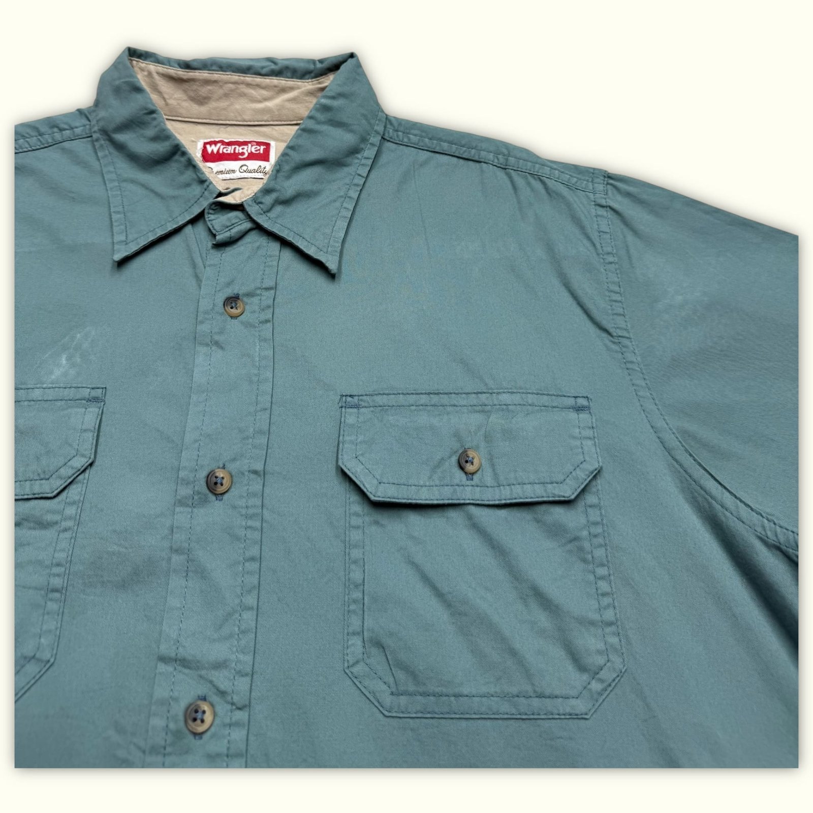 Wrangler Chemise Regular Homme 2000s Workwear – M