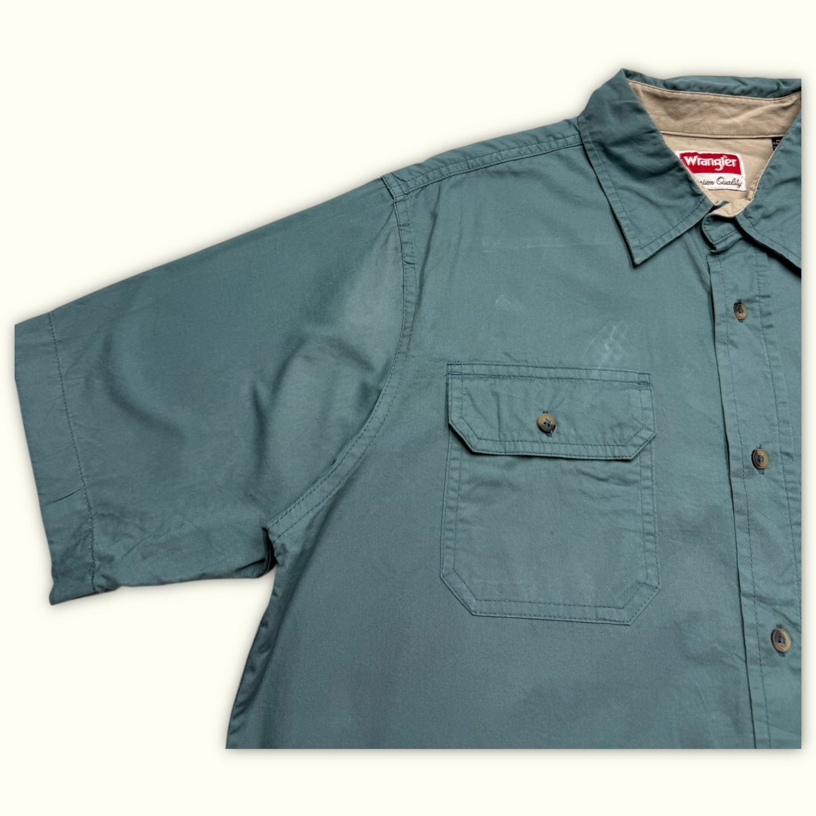 Wrangler Chemise Regular Homme 2000s Workwear – M