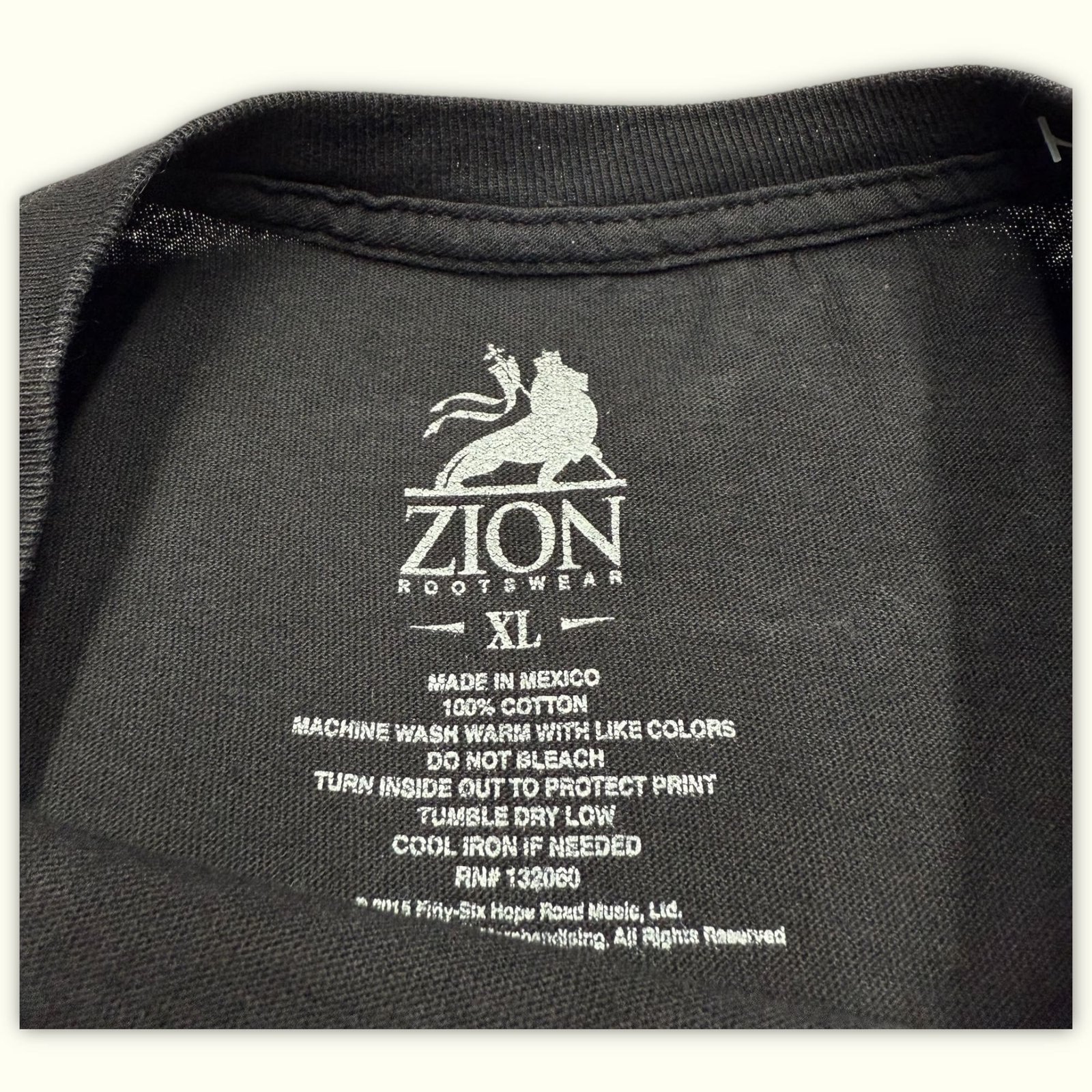Zion Rootswear T-shirt Regular Homme 2010s Streetwear – XL