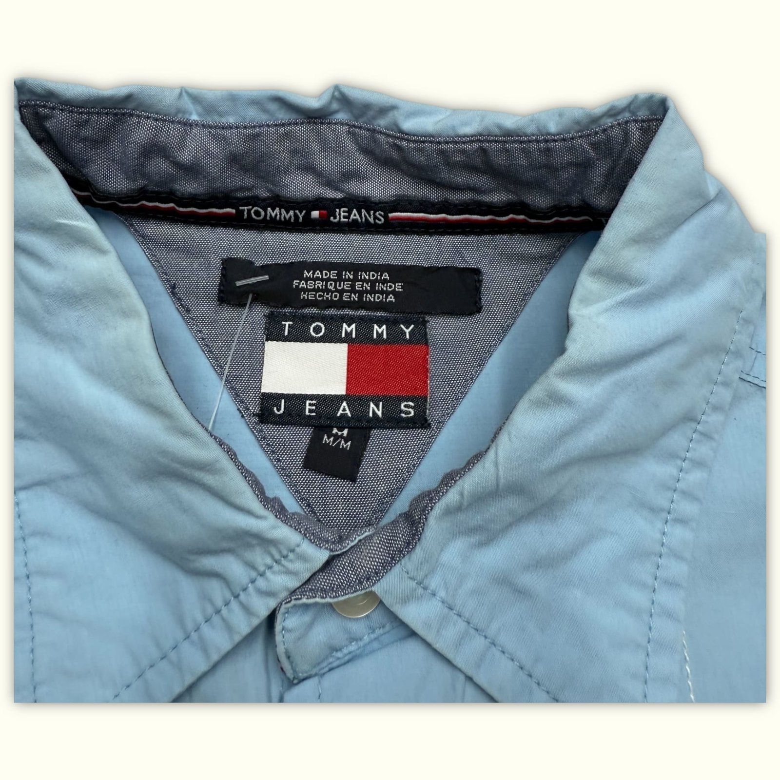 Tommy Hilfiger Chemise Regular Homme 2000s Vintage – M