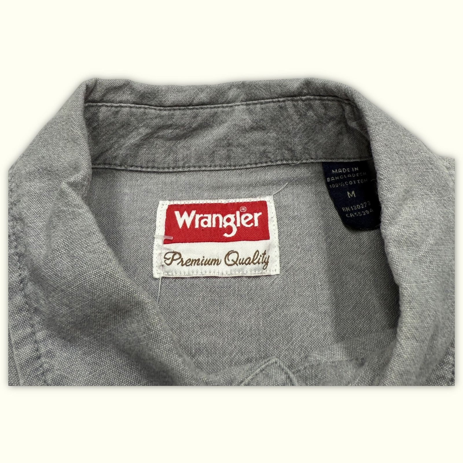 Wrangler Chemise Regular Homme 2010s Workwear – M