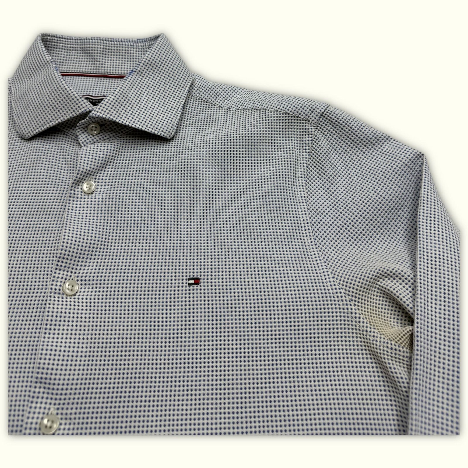 Tommy Hilfiger Chemise Slim Homme Office siren – S