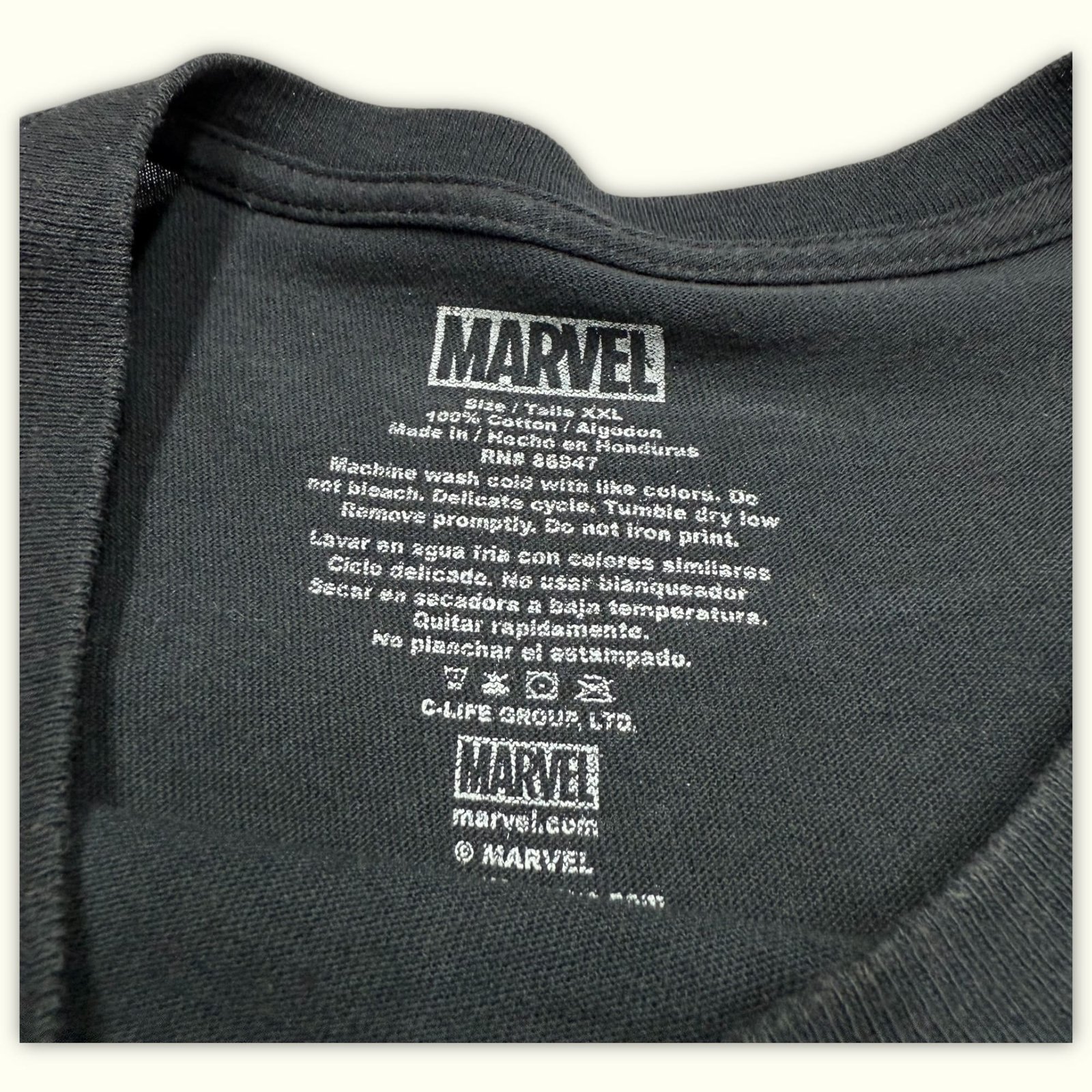 Marvel t-shirt Oversized Men 2010s Streetwear – XXL