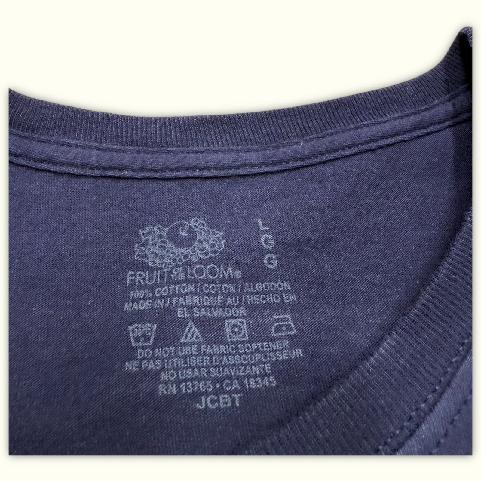 Fruit Of The Loom T-shirt Regular Homme Normcore – L