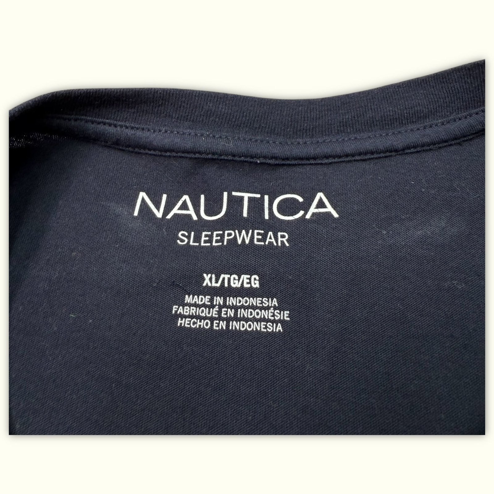 Nautica T-shirt Regular Homme Minimaliste – XL
