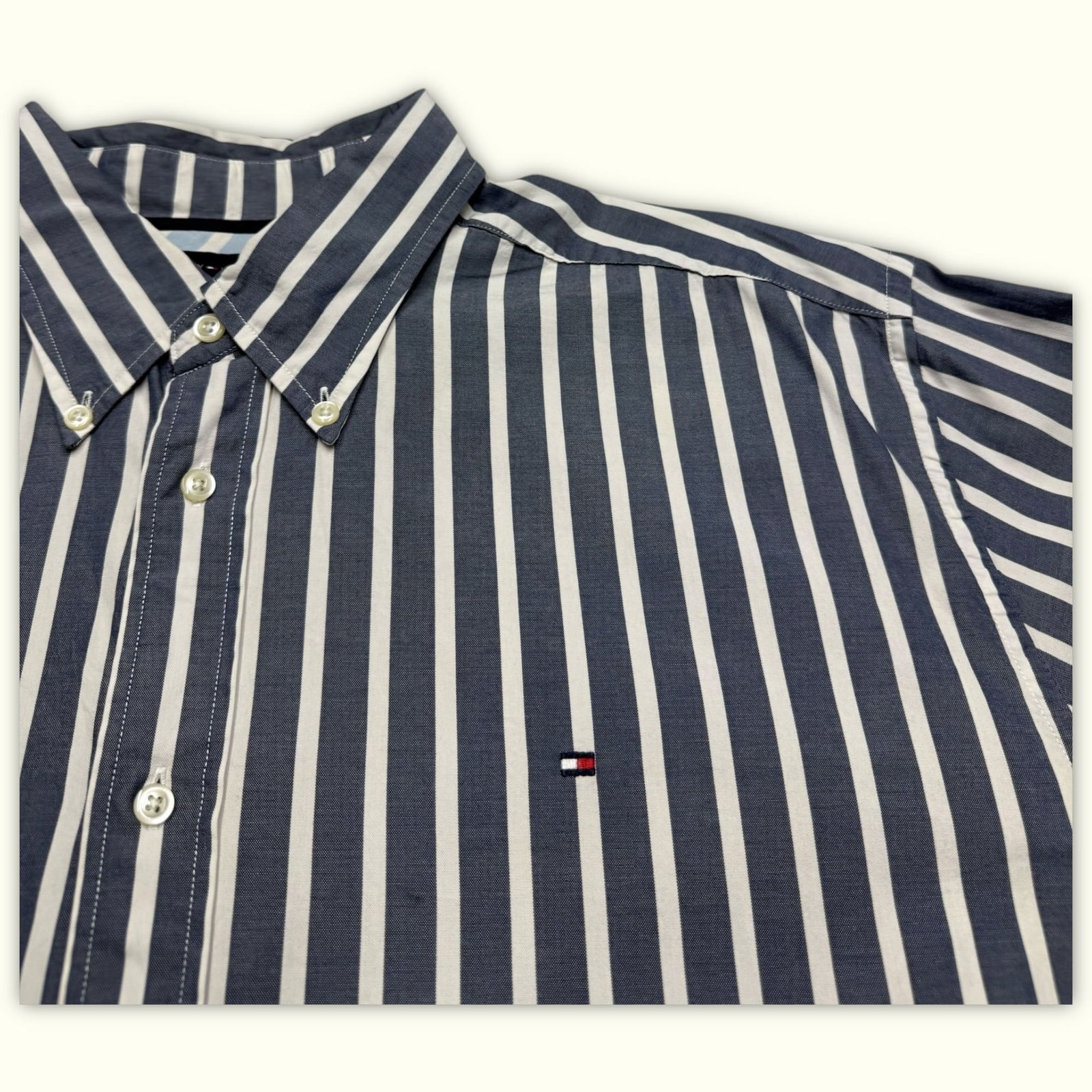 Tommy Hilfiger camisa Oversized Homem Preppy – 3XL