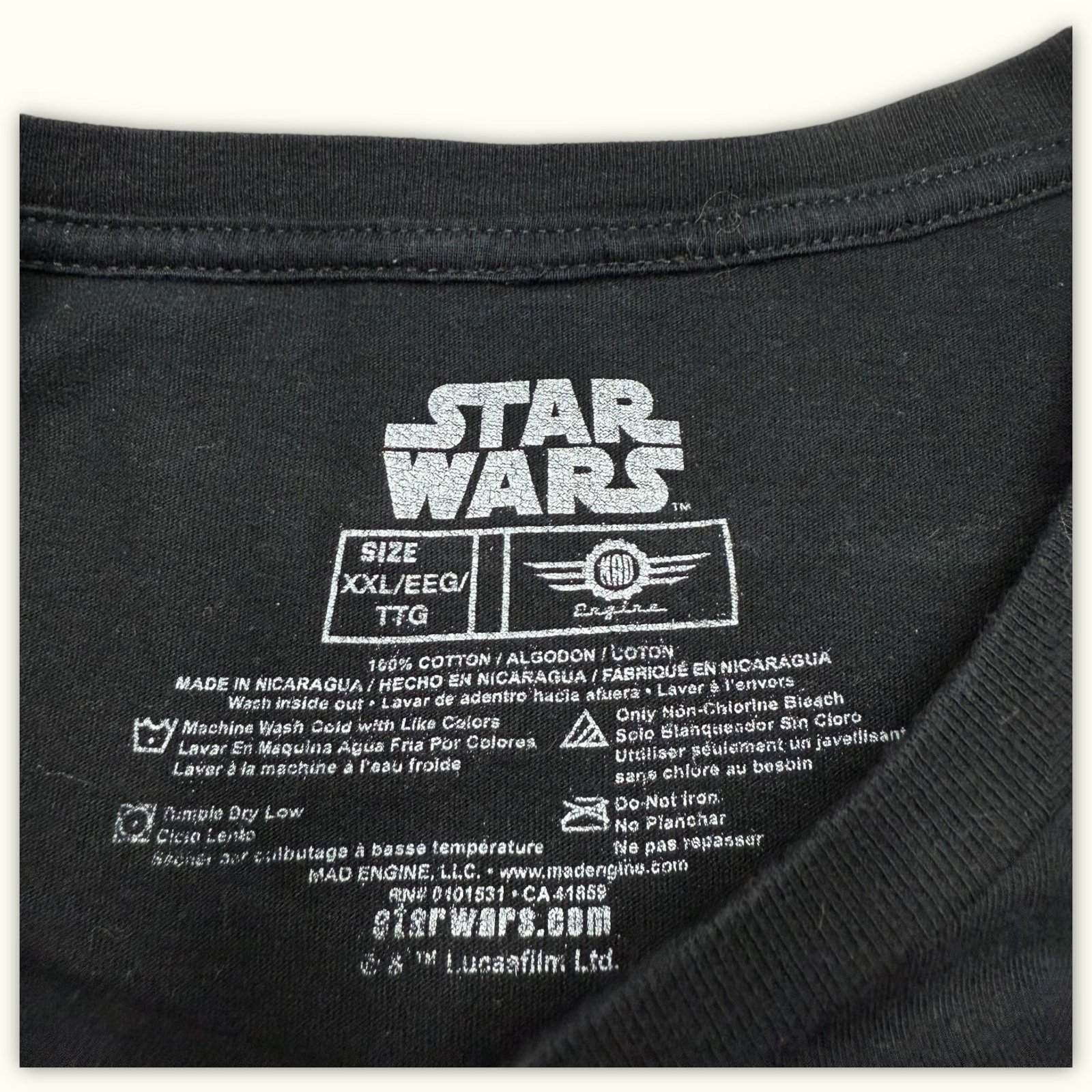 Star Wars T-shirt Regular Homme 2010s Streetwear – XXL