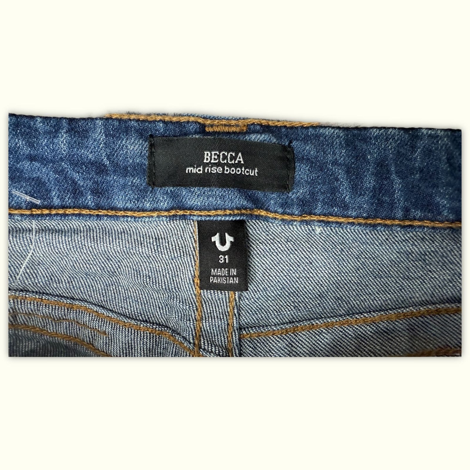 True Religion Jean Bootcut Femme Y2K – W31