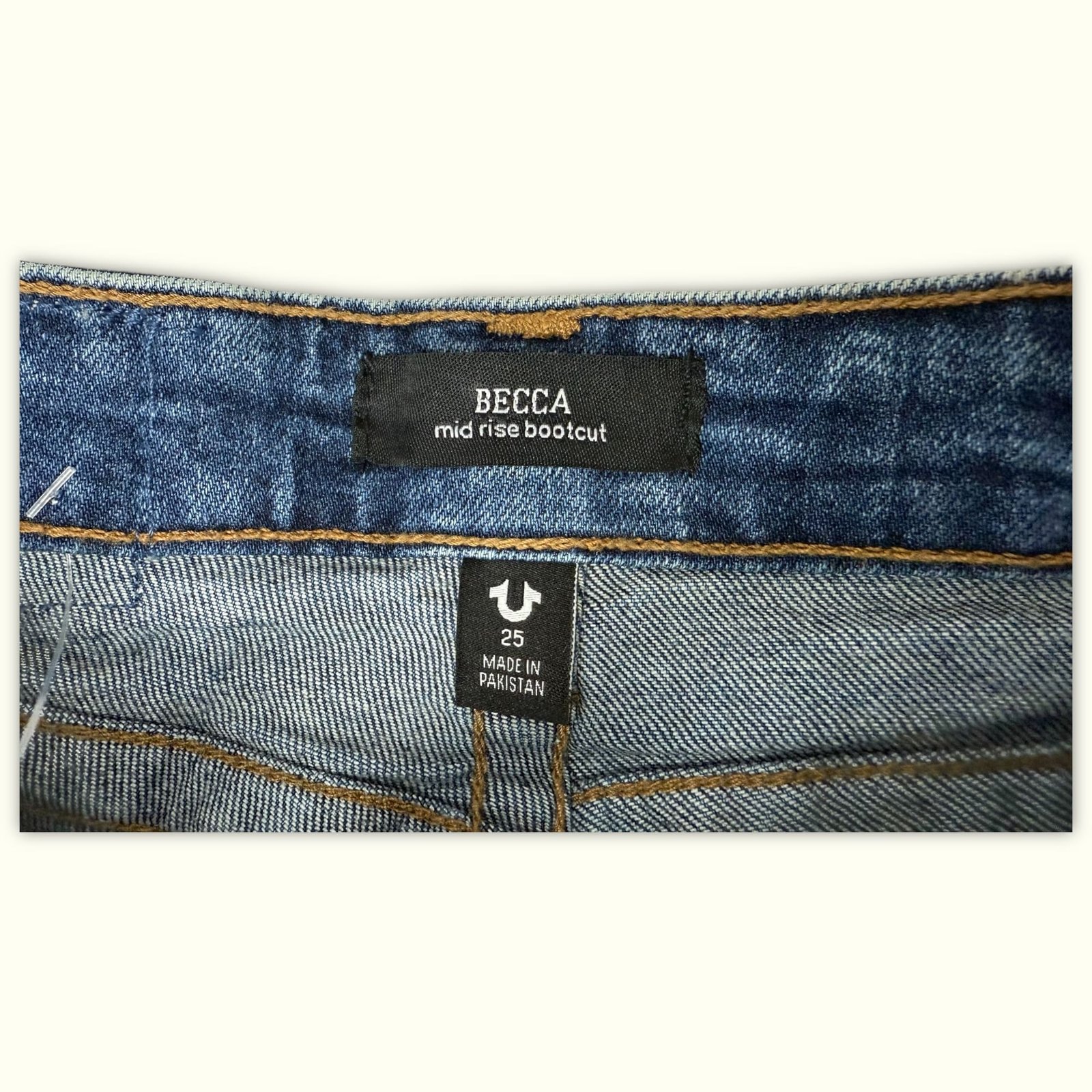 True Religion Jean Bootcut Femme Y2K – W25