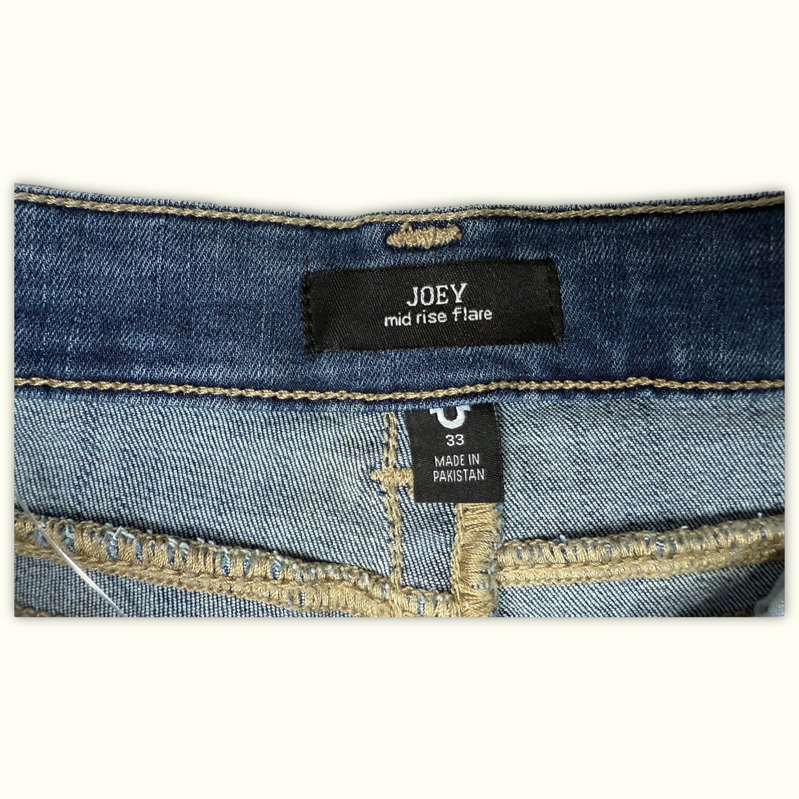 True Religion Jean Évasé Femme Y2K – W33