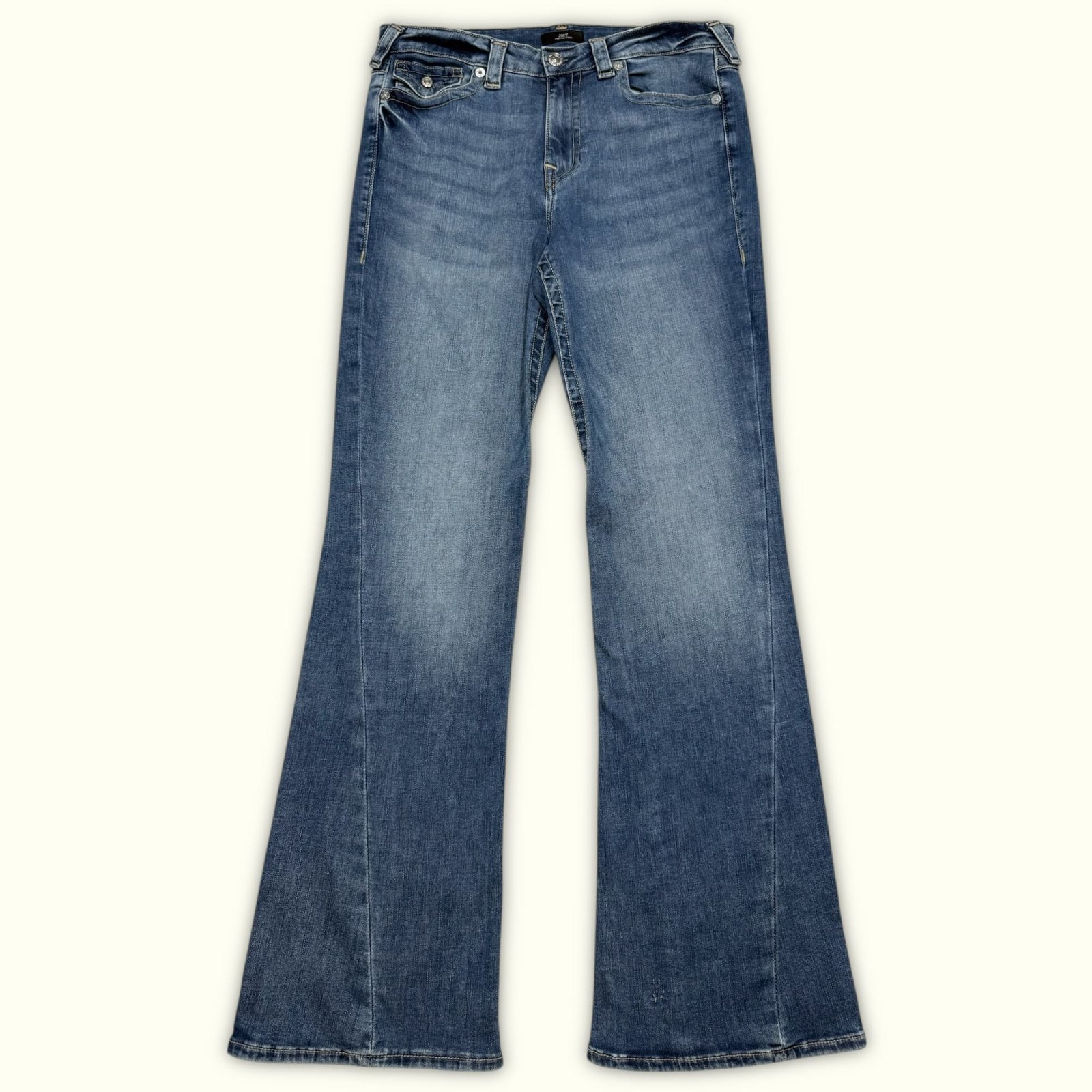 True Religion Jean Évasé Femme Y2K – W33
