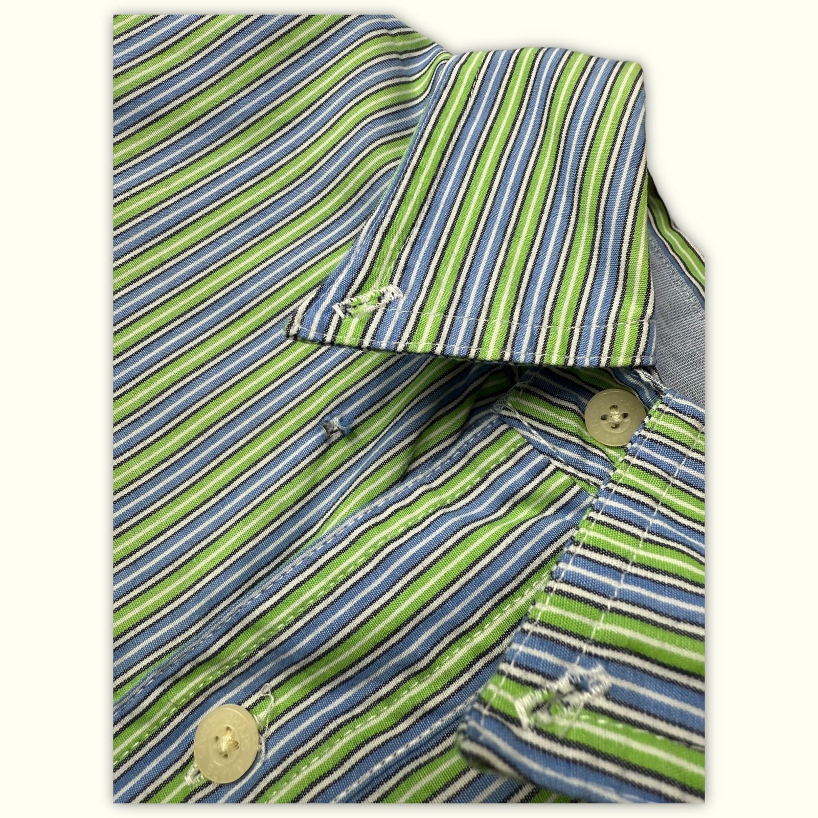 Chaps Chemise Regular Homme 2000s Preppy – L
