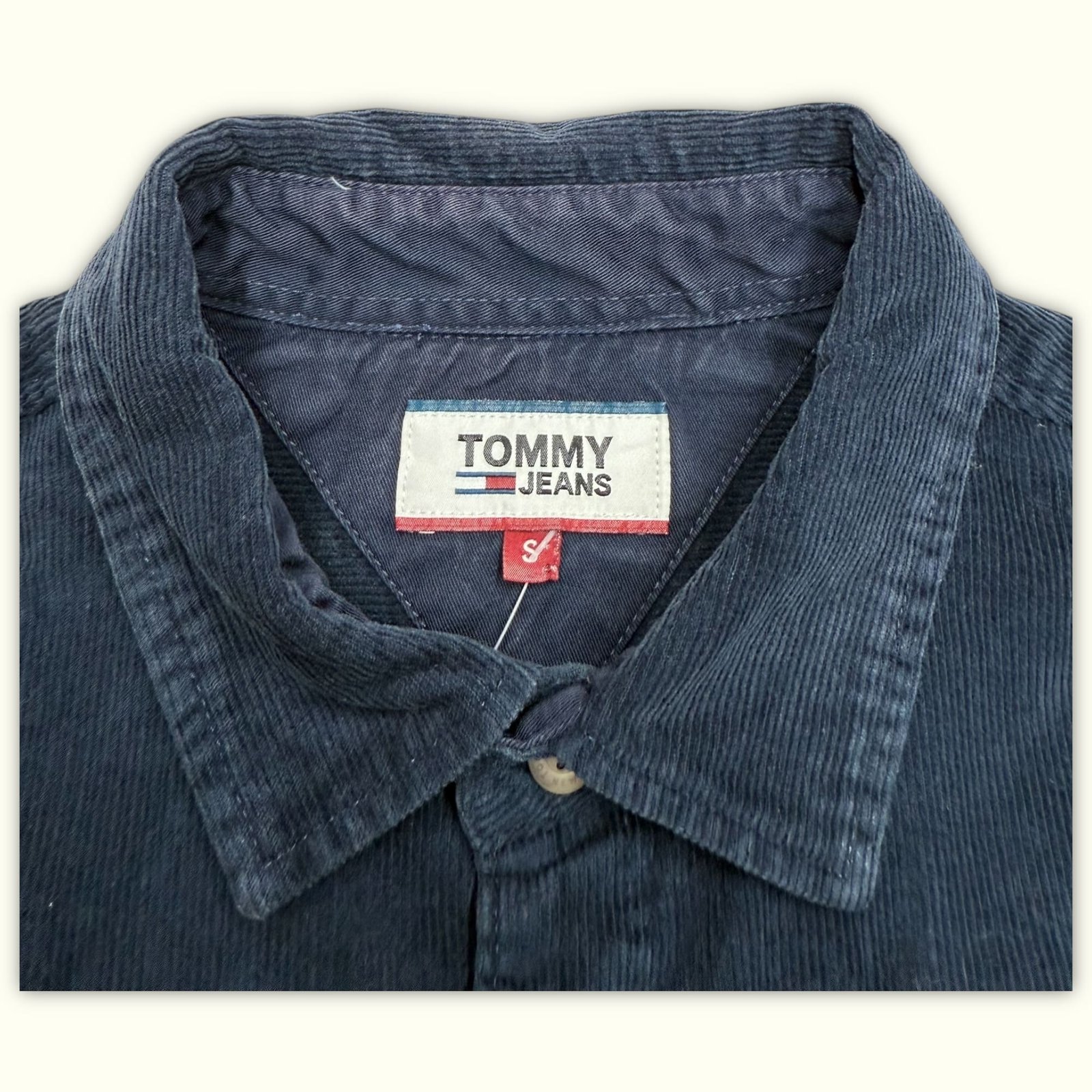 Tommy Jeans Chemise Regular Homme 2010s Preppy – S