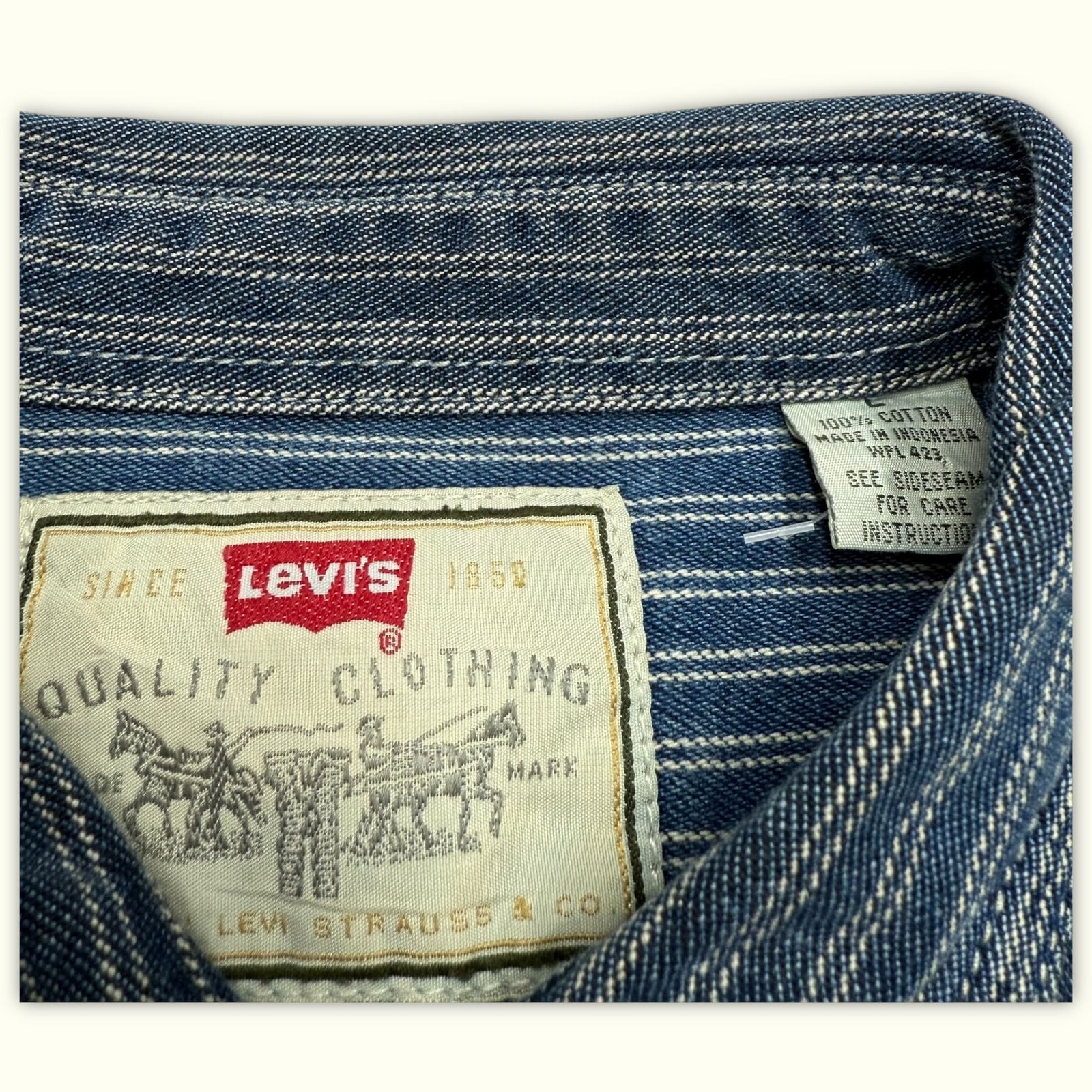 Levi'S Hemd Oversized Herren 1990s Workwear – L