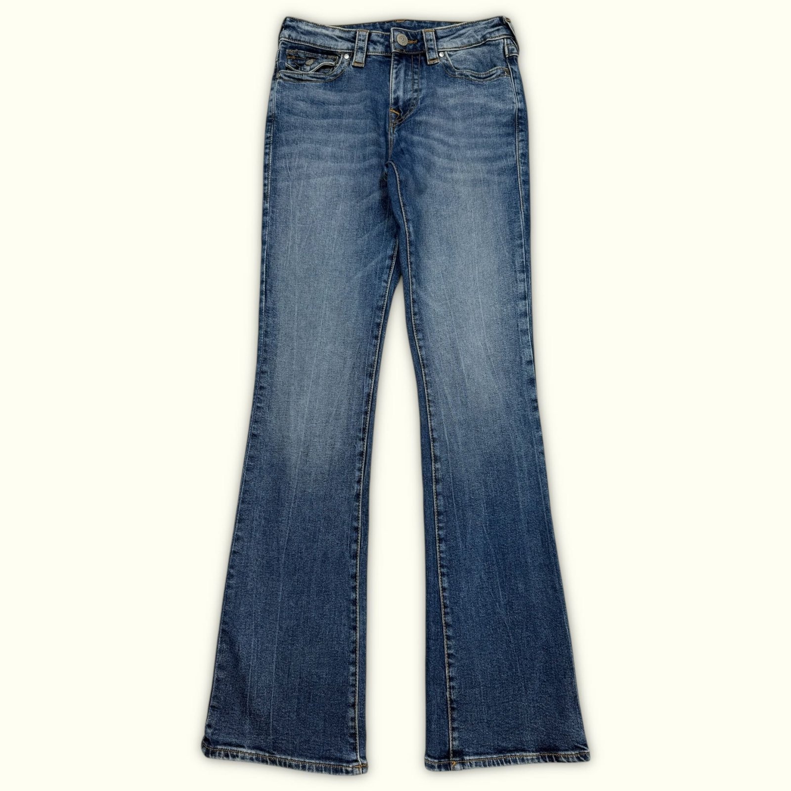True Religion Jean Bootcut Femme 2000s Y2K – W28
