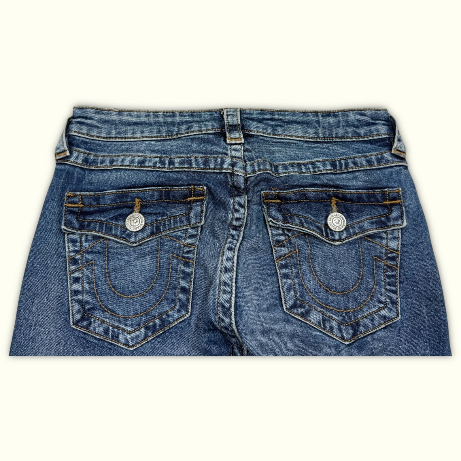 True Religion Jean Bootcut Femme 2000s Y2K – W28