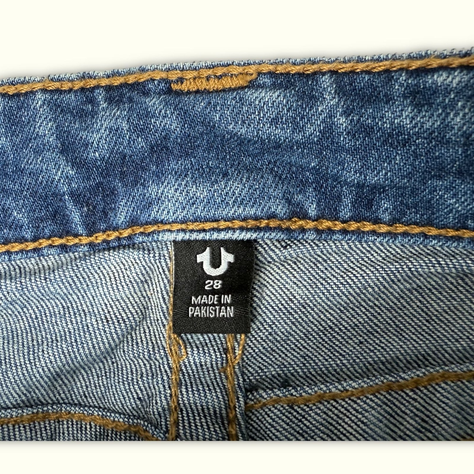 True Religion Jean Bootcut Femme 2000s Y2K – W28
